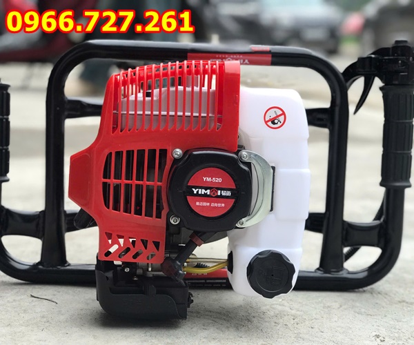 Máy khoan đất Yimoi cầm tay chạy xăng động cơ 2 thì