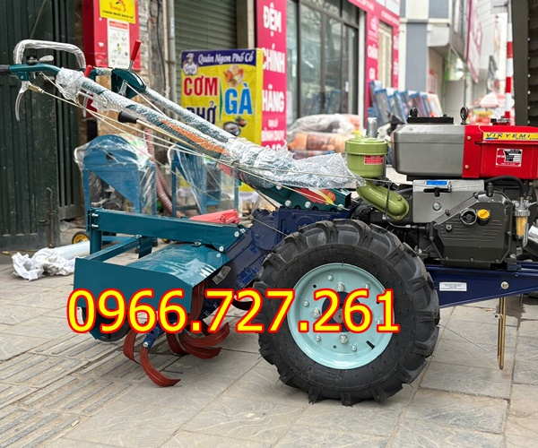 Máy xới đất chạy dầu dắt tay GN1 đầu nổ D15