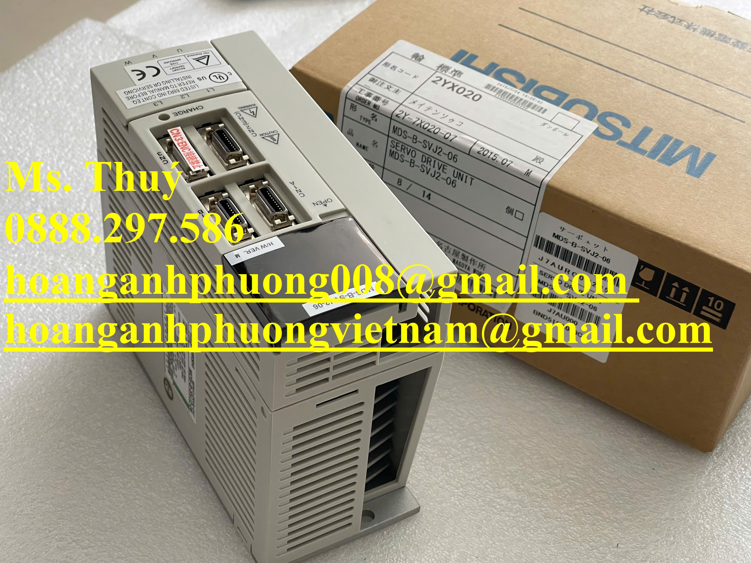 Mitsubishi MDS-B-SV-J2-06 - New Servo Driver - Bình Dương