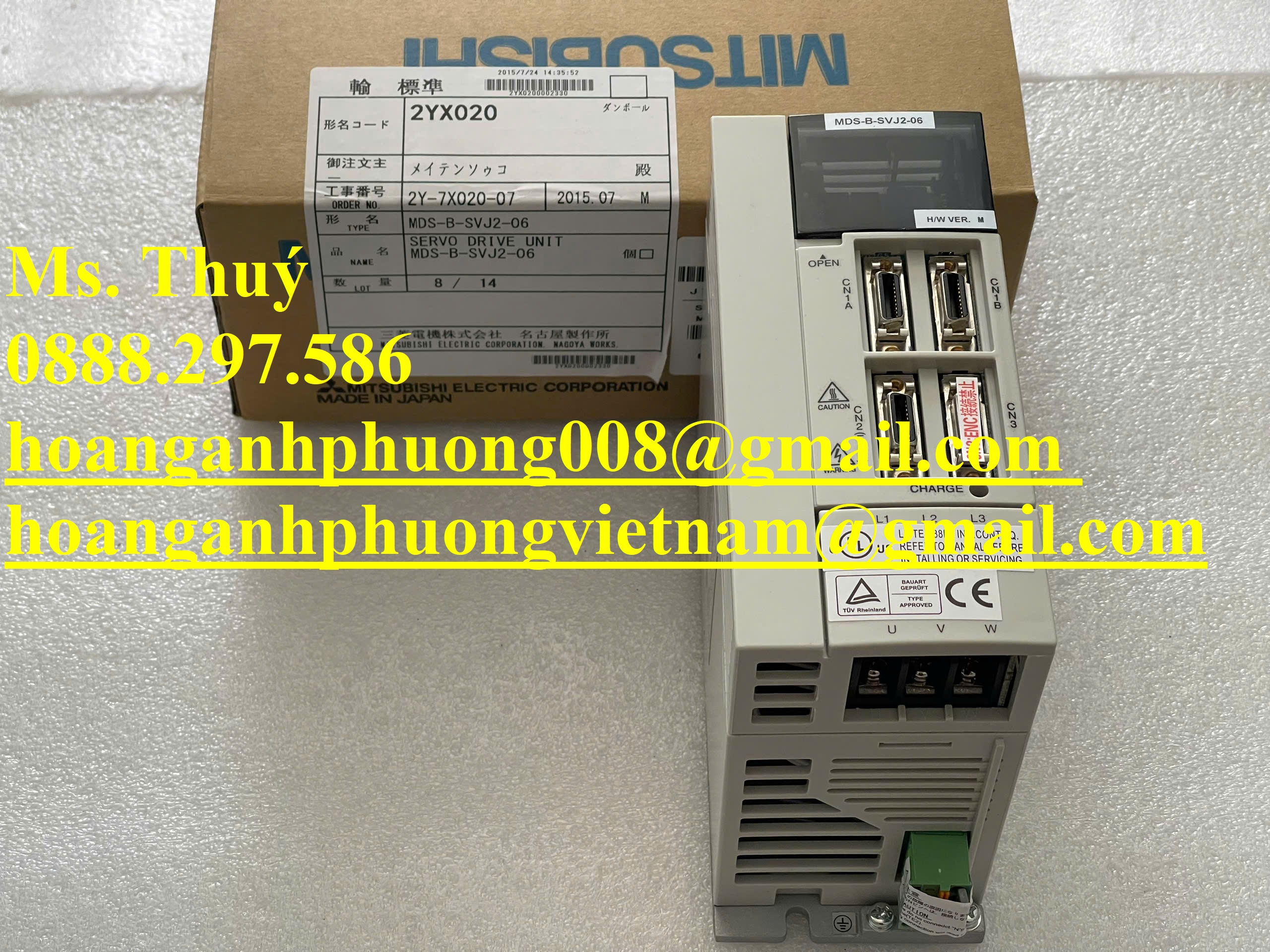 Mitsubishi MDS-B-SV-J2-06 - New Servo Driver - Bình Dương