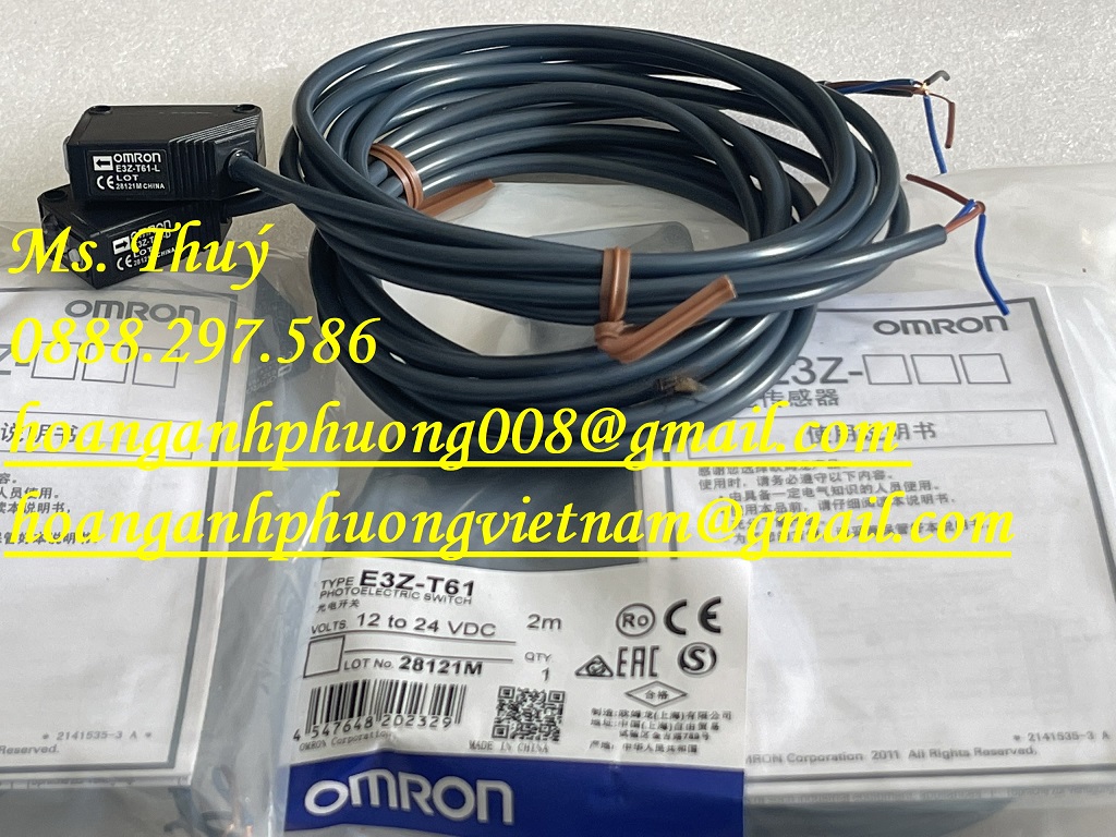 Cảm biển giá tốt E3Z-T61 2M - NPP Omron tại Việt Nam