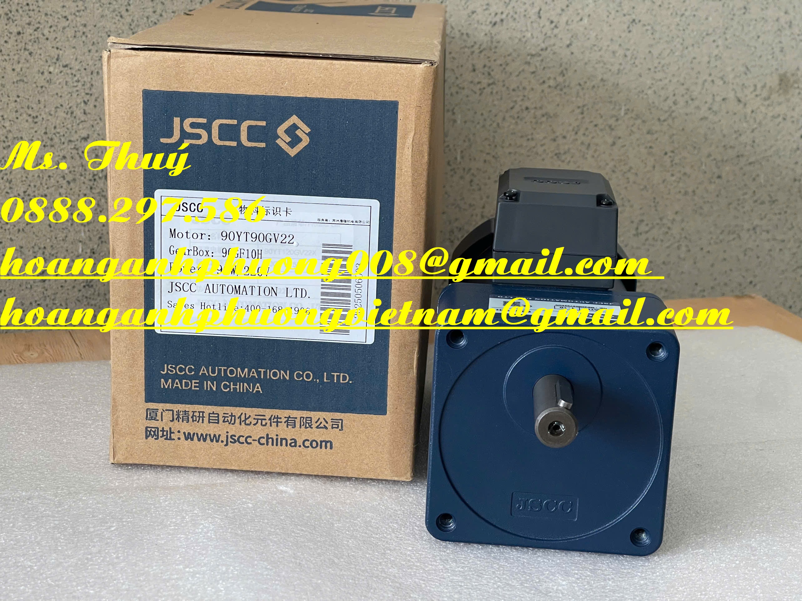 Bộ động cơ JSCC 90YT90GV22 + Hộp số 90GF10H - Bình Dương