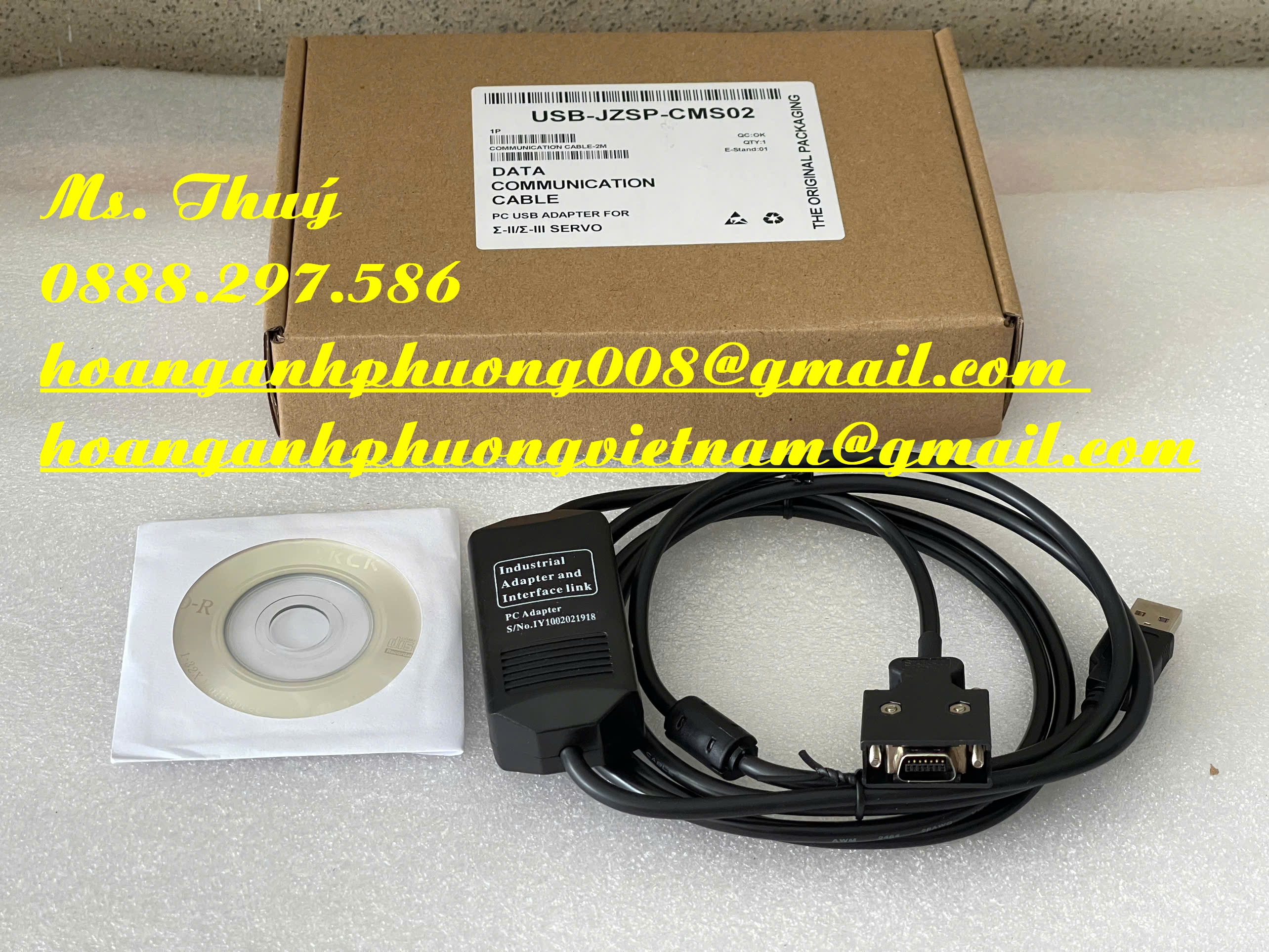 USB-JZSP-CMS02 - Cáp lập trình dành cho servo Yaskawa