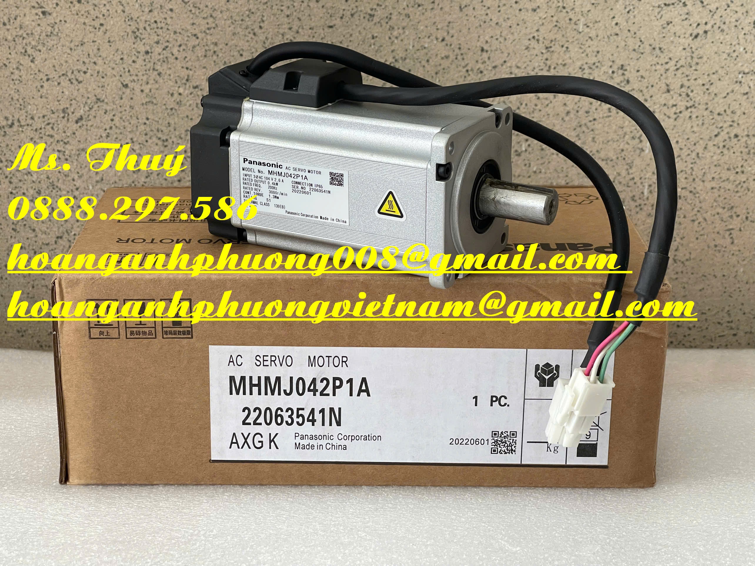 AC servo motor Panasonic MHMJ042P1A - Động cơ mới 100%