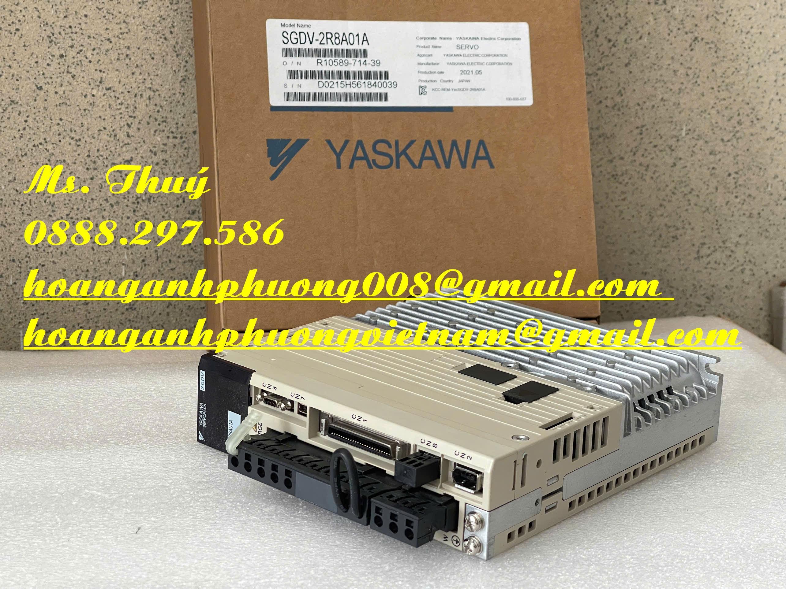 Bán bộ điều khiển Yaskawa SGDV-2R8A01A - Giá tốt nhập khẩu