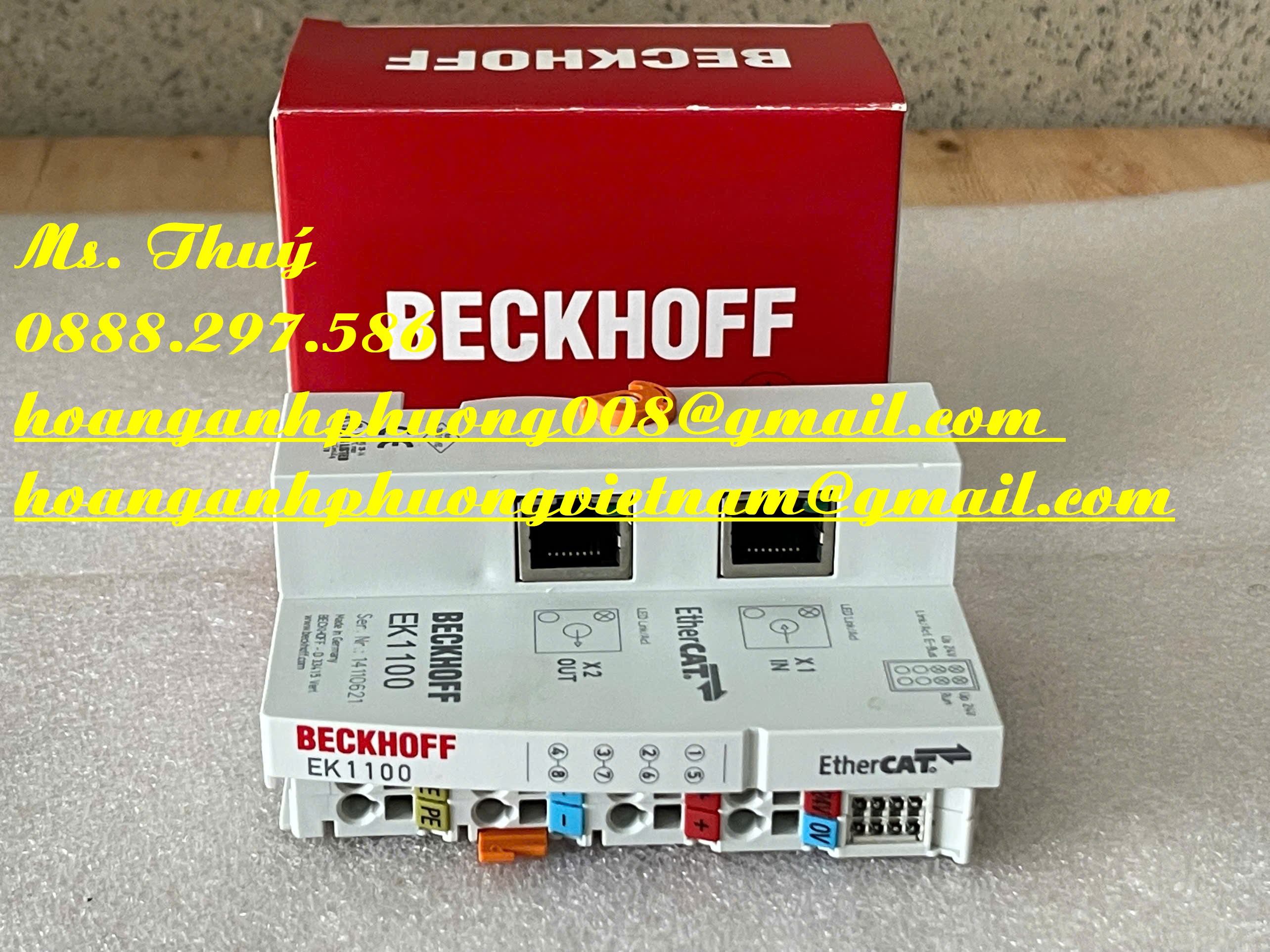 Chuyên hàng Beckhoff - Modules Beckhoff EK1100 mới 100%