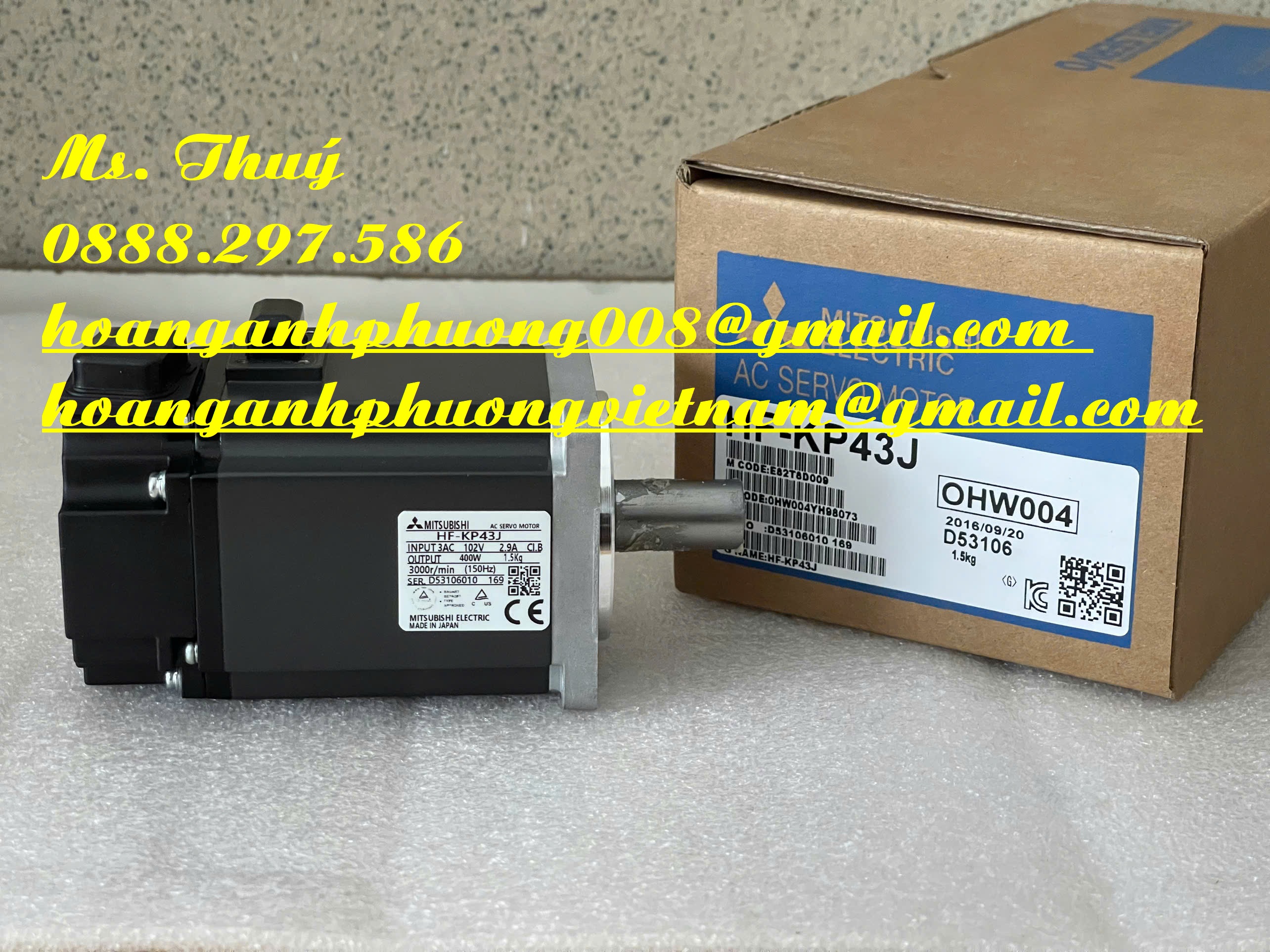 Mitsubishi chất lượng cao - Động cơ HF-KP43J - Bình Dương