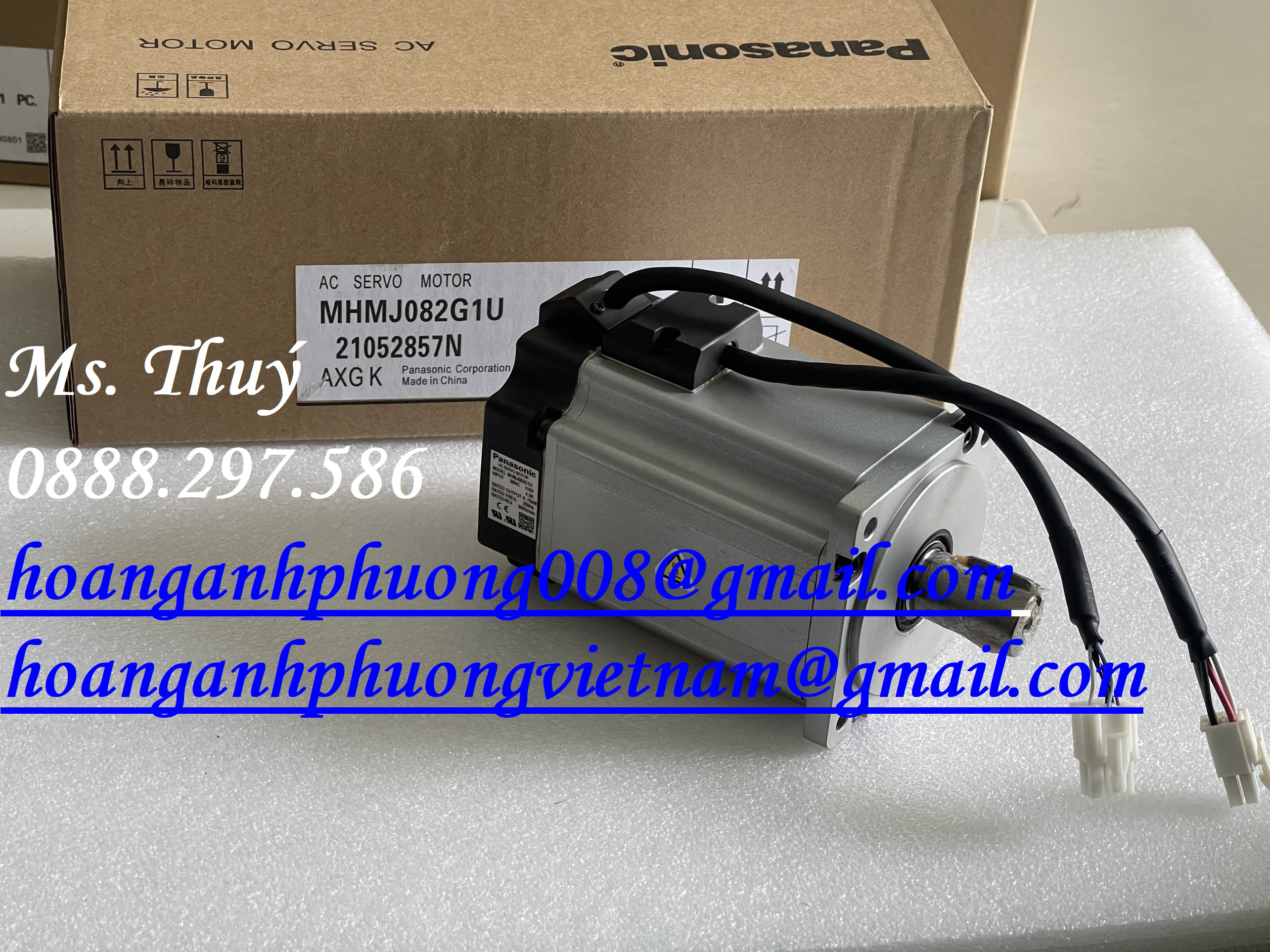 Panasonic MHMJ082G1U - Servo motor giá tốt - Hoàng Anh Phương