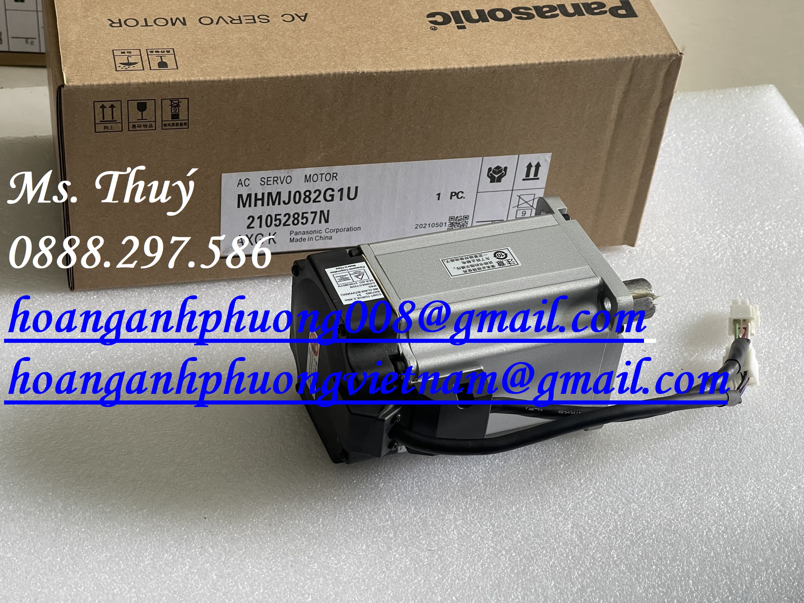 Panasonic MHMJ082G1U - Servo motor giá tốt - Hoàng Anh Phương