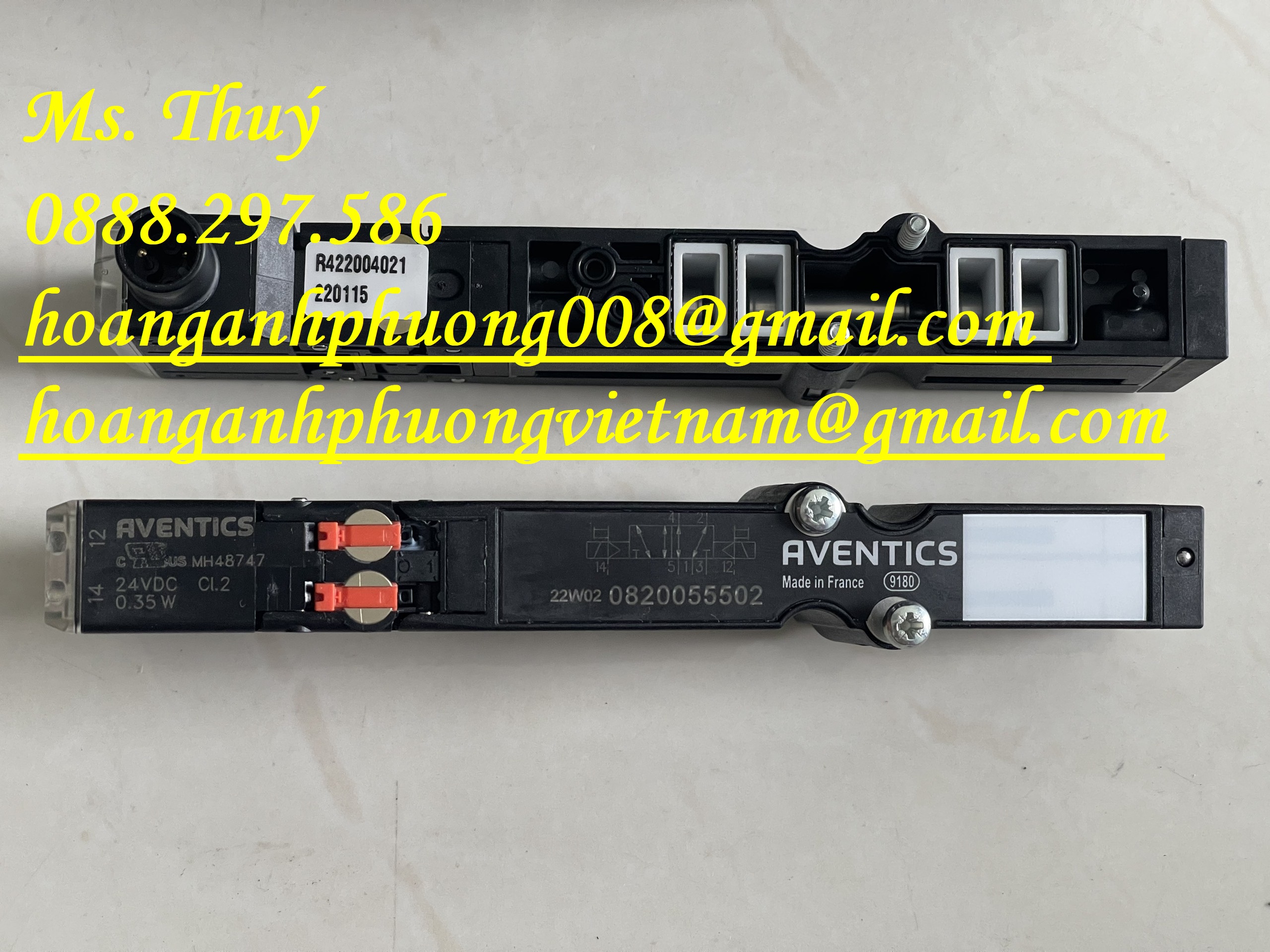 Aventics 0820 055 052 - Van điều khiển chính hãng - Mới 100%