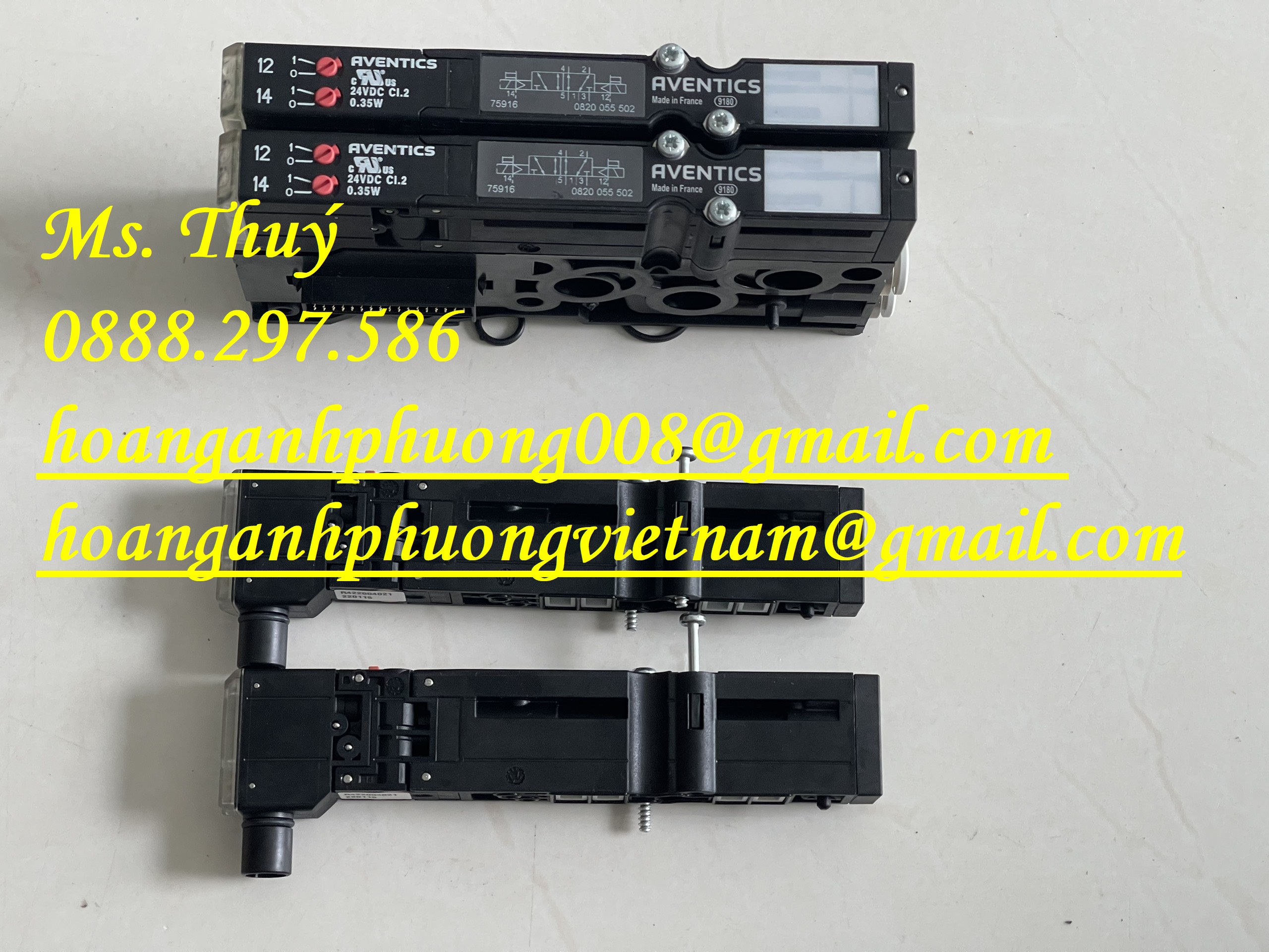 Aventics 0820 055 052 - Van điều khiển chính hãng - Mới 100%