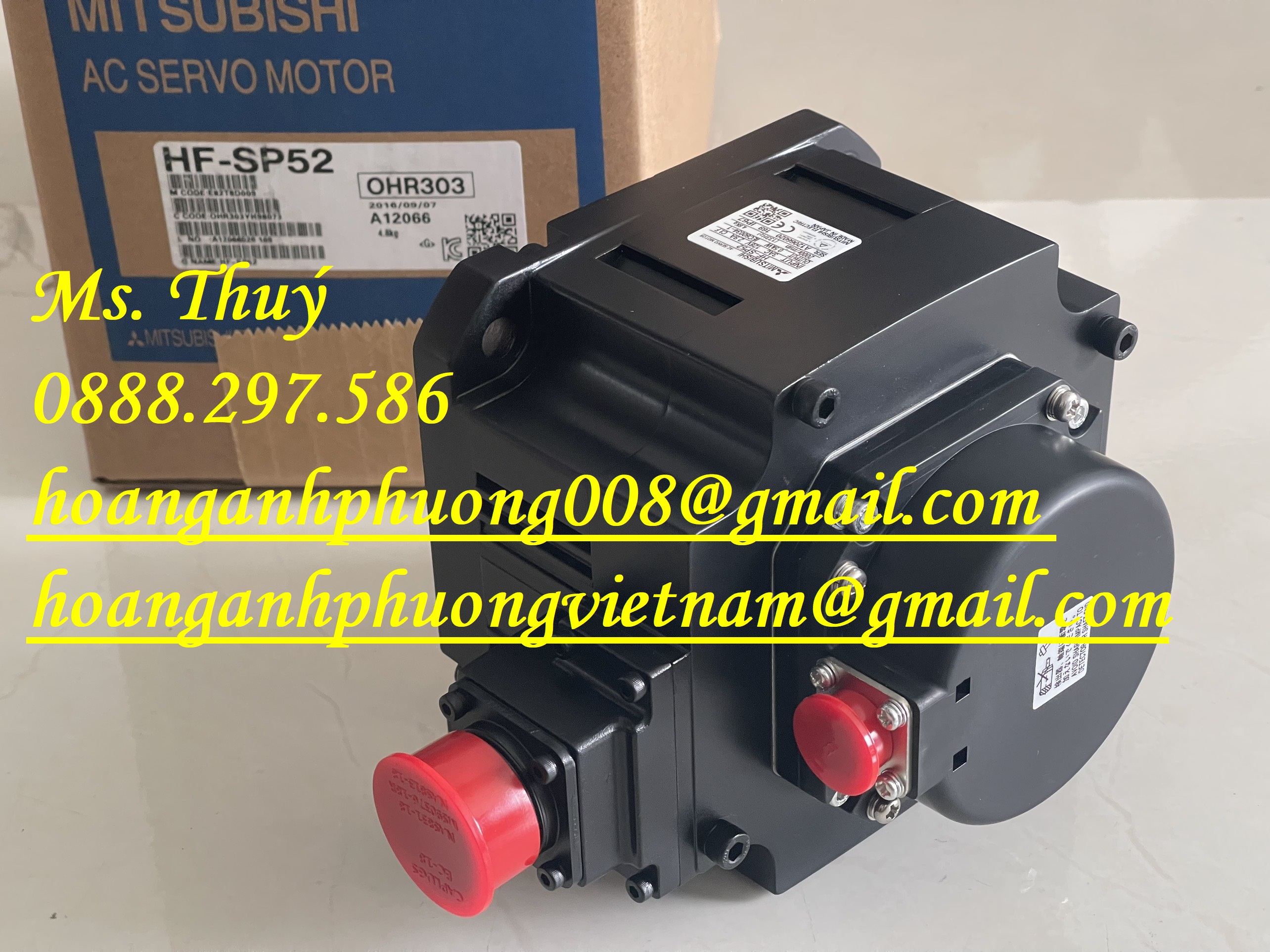AC servo motor HF-SP52 - Mitsubishi nhập khẩu giá ưu đãi