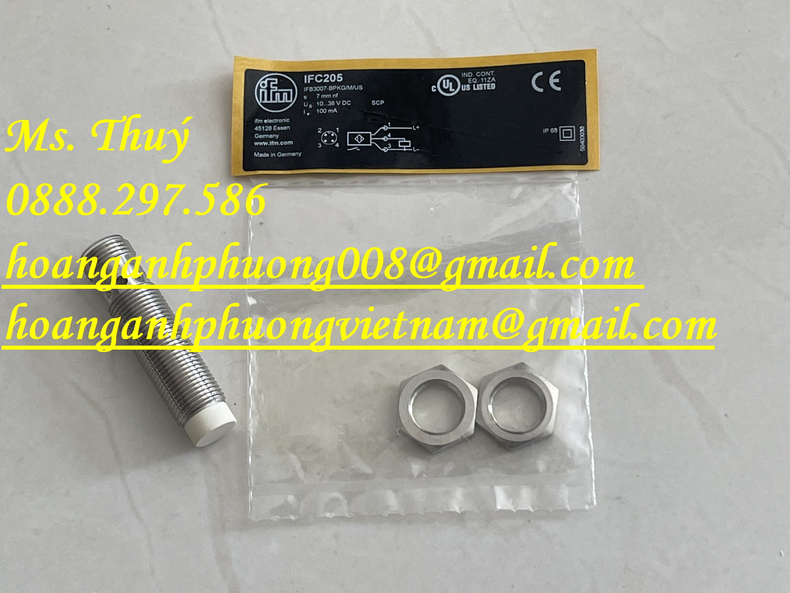 Cảm biến IFC205 - Chính hãng IFM - H.A.P chuyên thiết bị giá tốt