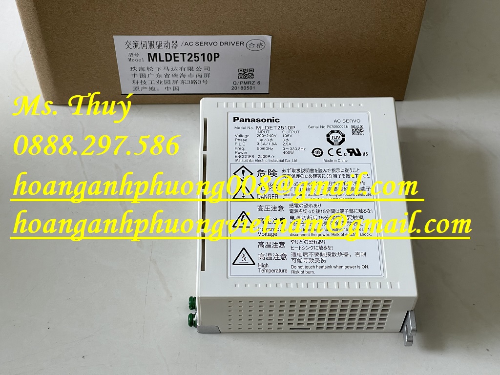 Thiết bị chính hãng - Servo driver Panasonic MLDET2510P