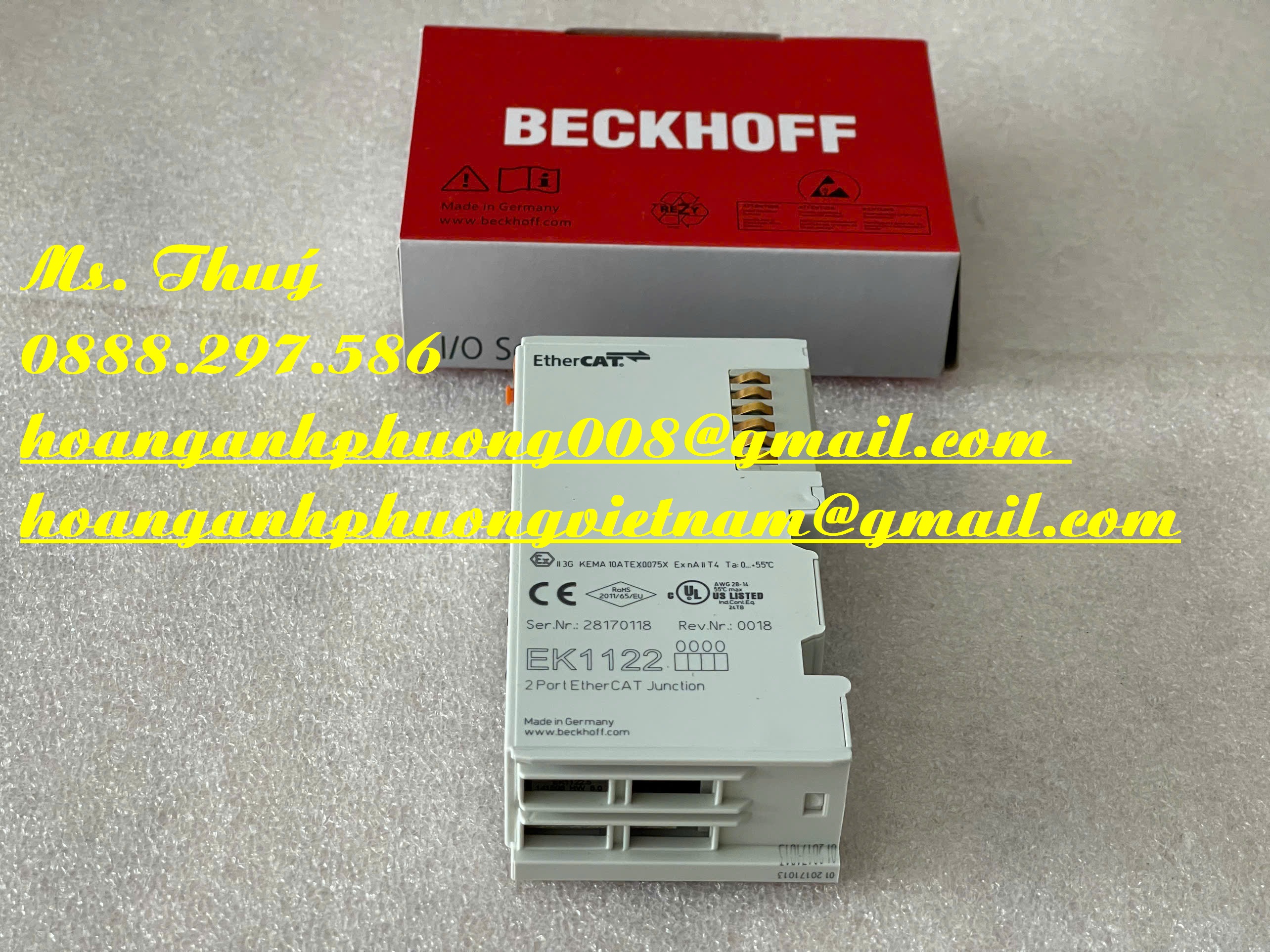 Mô đun Beckhoff EK1122 - Giá bán ưu đãi- Toàn quốc