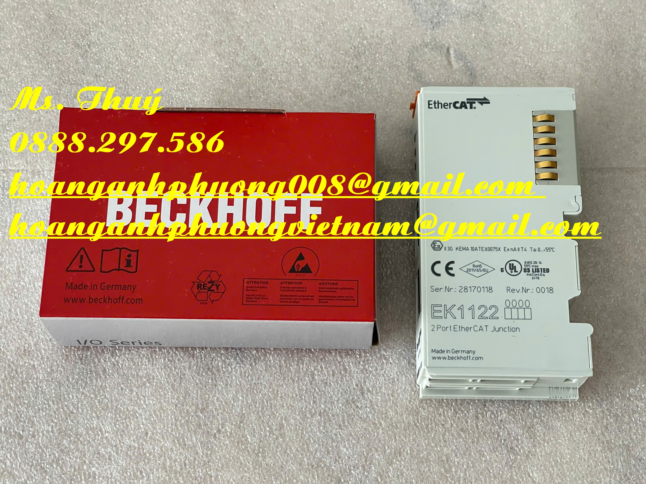 Mô đun Beckhoff EK1122 - Giá bán ưu đãi- Toàn quốc