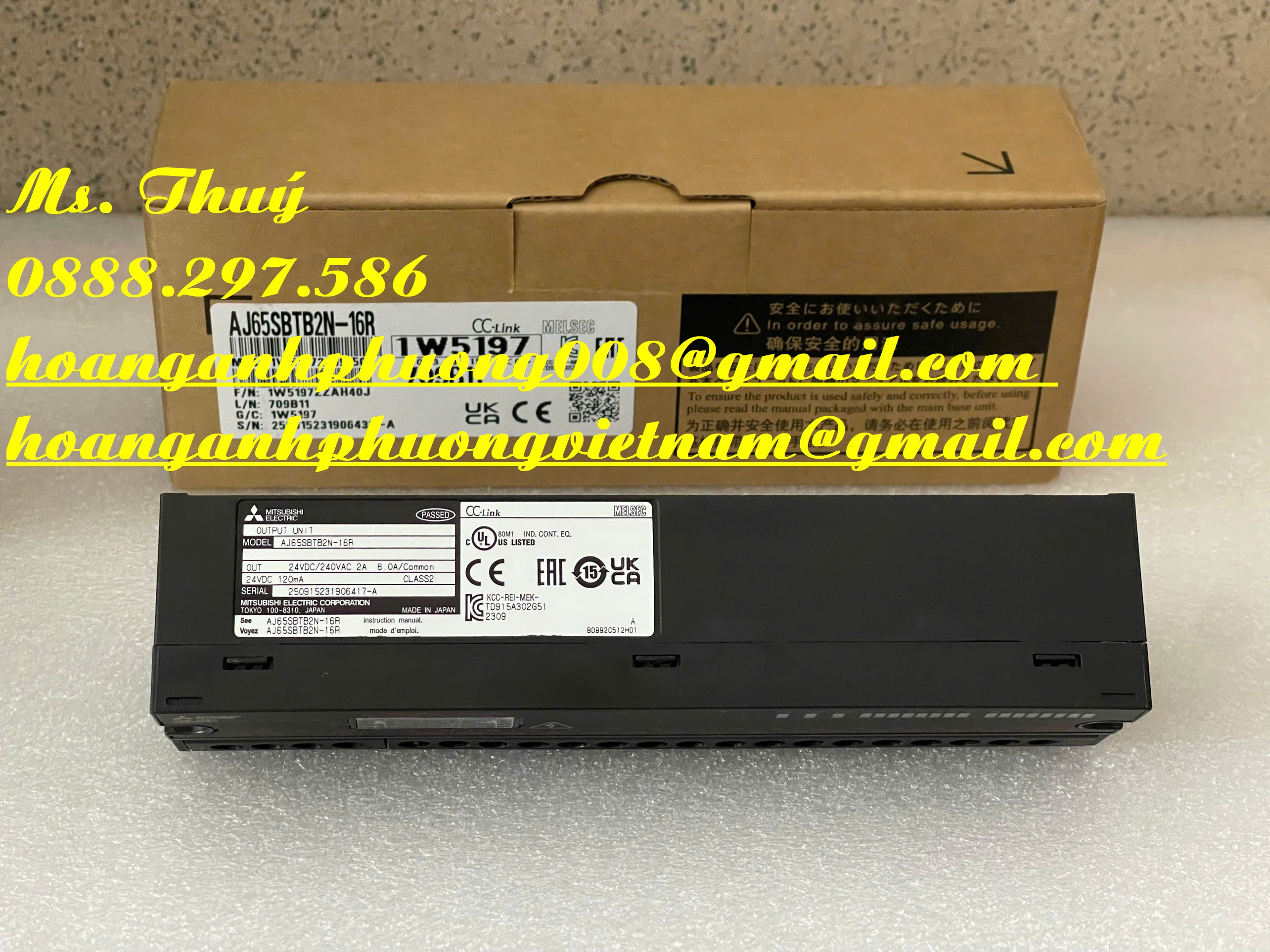 Chuyên hàng tự động hoá - Module Mitsubishi AJ65STBTB2N-16R