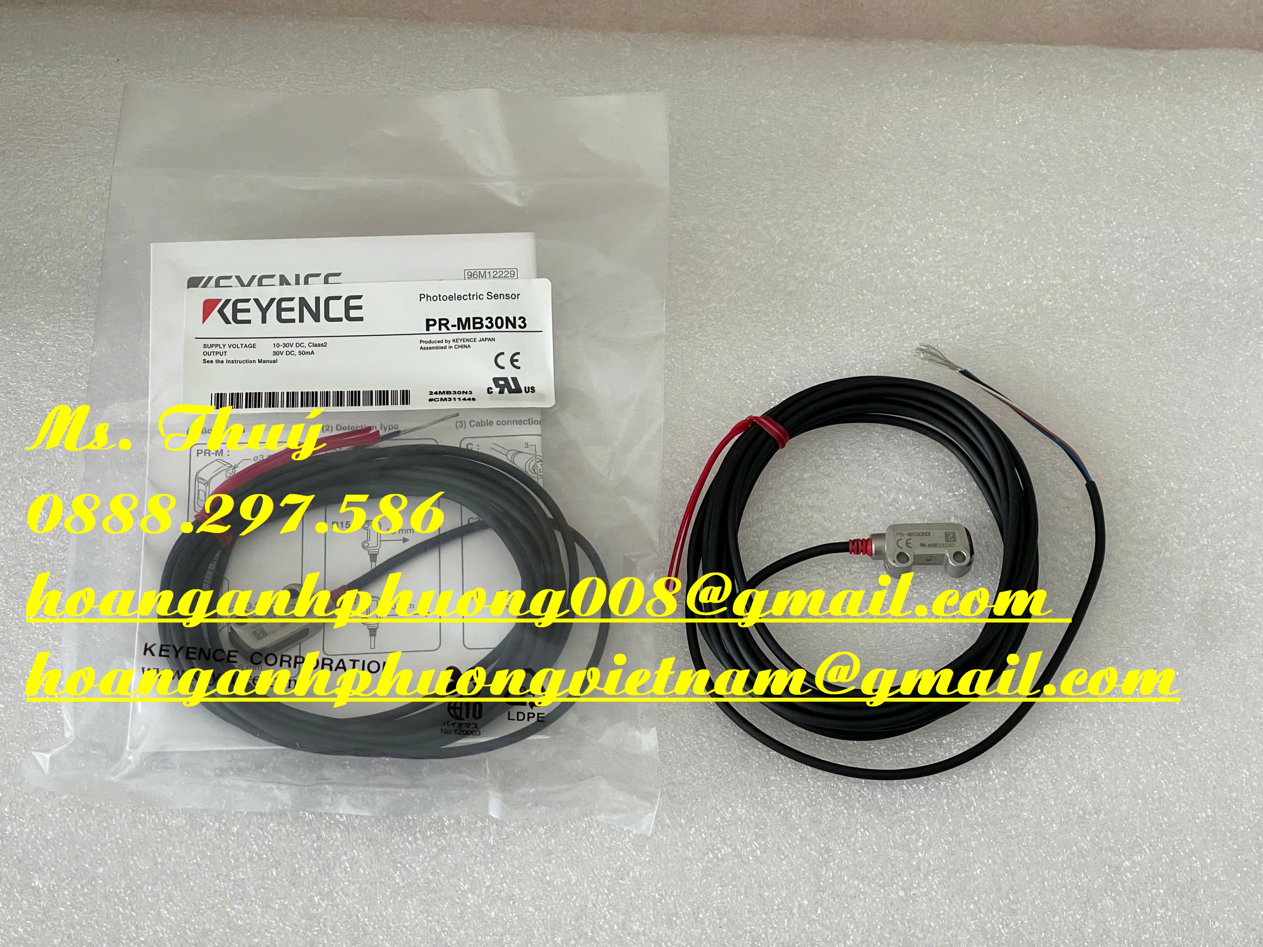 Cảm biến quang PR-MB30N3 - Hàng Keyence chính hãng tại VN