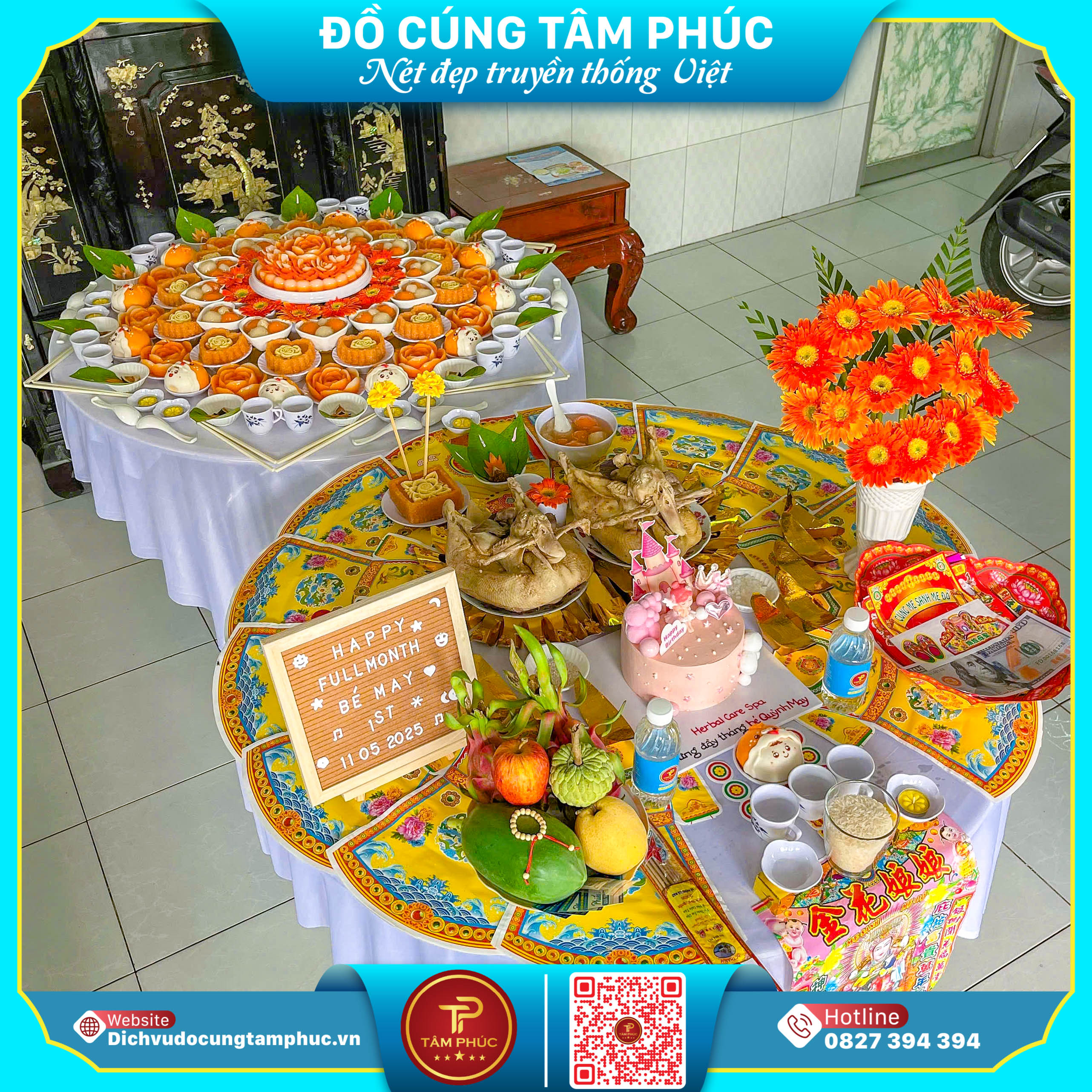 Ý Nghĩa Các Loài Hoạ, Bắt Miếng Cho Bé Khi Cúng Đầy Tháng