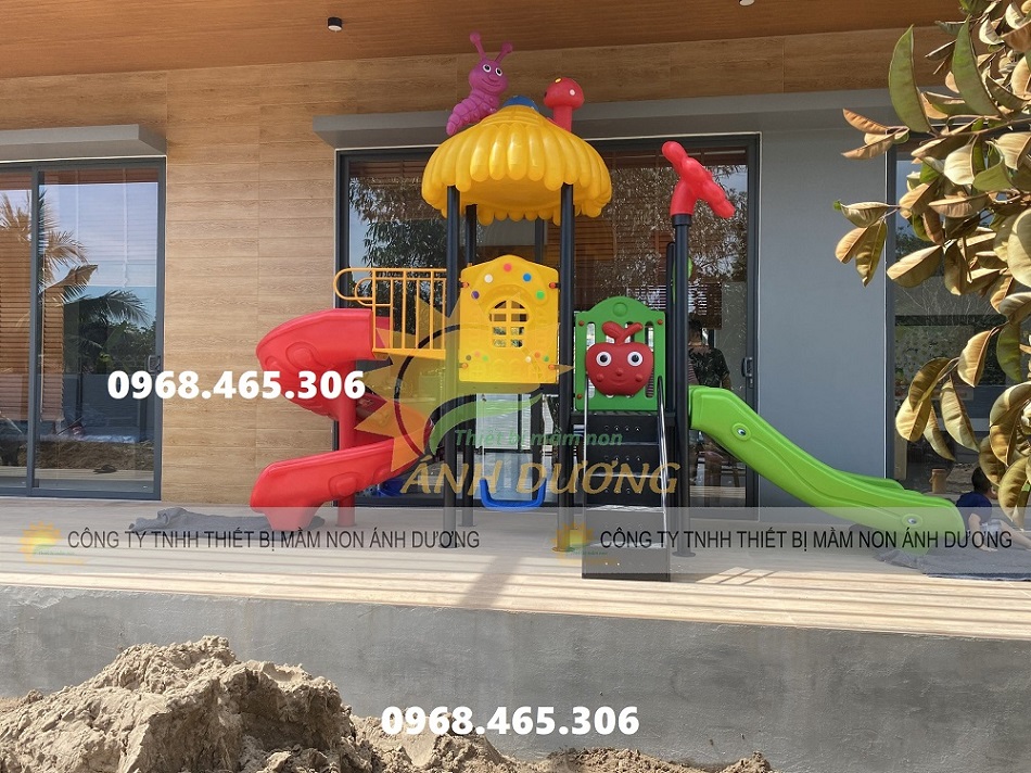 Cầu trượt trẻ em liên hoàn nhập khẩu nhiều mẫu chất lượng cao