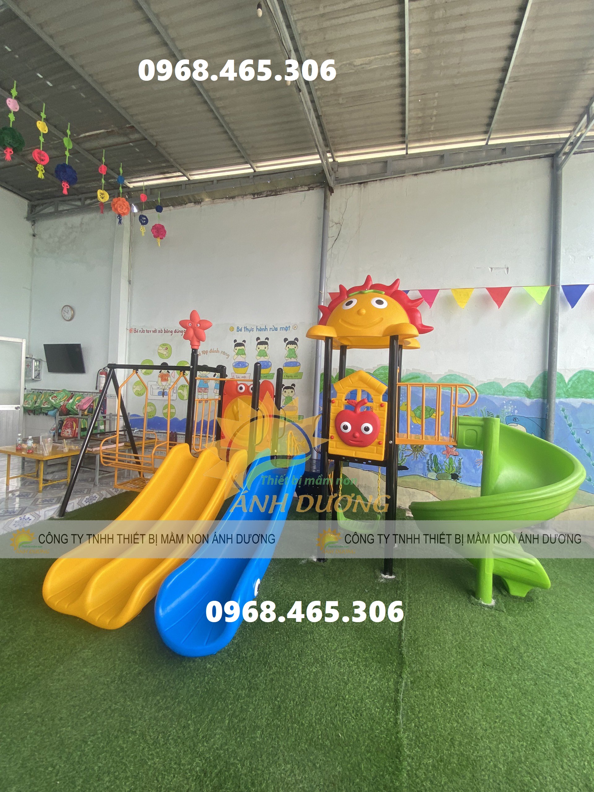 Cầu trượt trẻ em liên hoàn nhập khẩu nhiều mẫu chất lượng cao