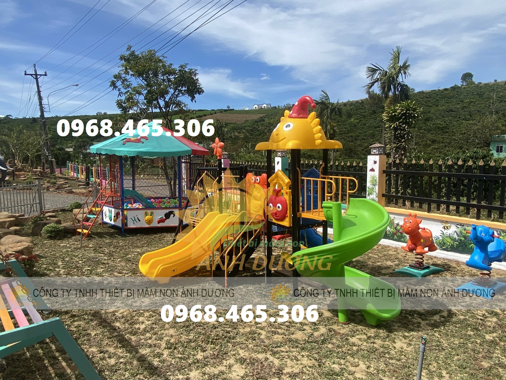 Bộ liên hoàn cầu trượt trẻ em, cầu trượt trẻ em liên hoàn nhập khẩu
