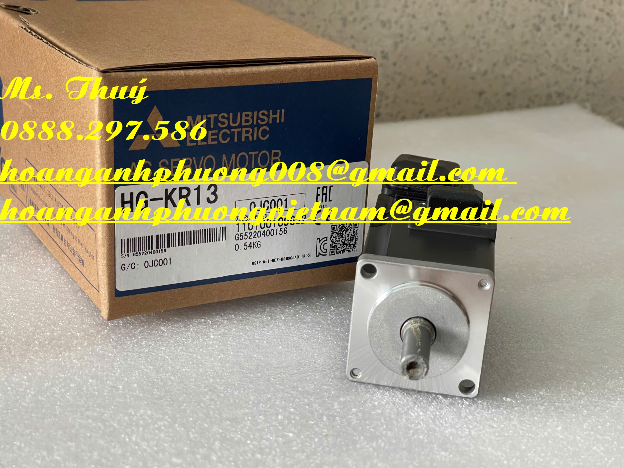 Ưu đãi giá tốt - Động cơ Servo Mitsubishi HG-KR13 - New 100%
