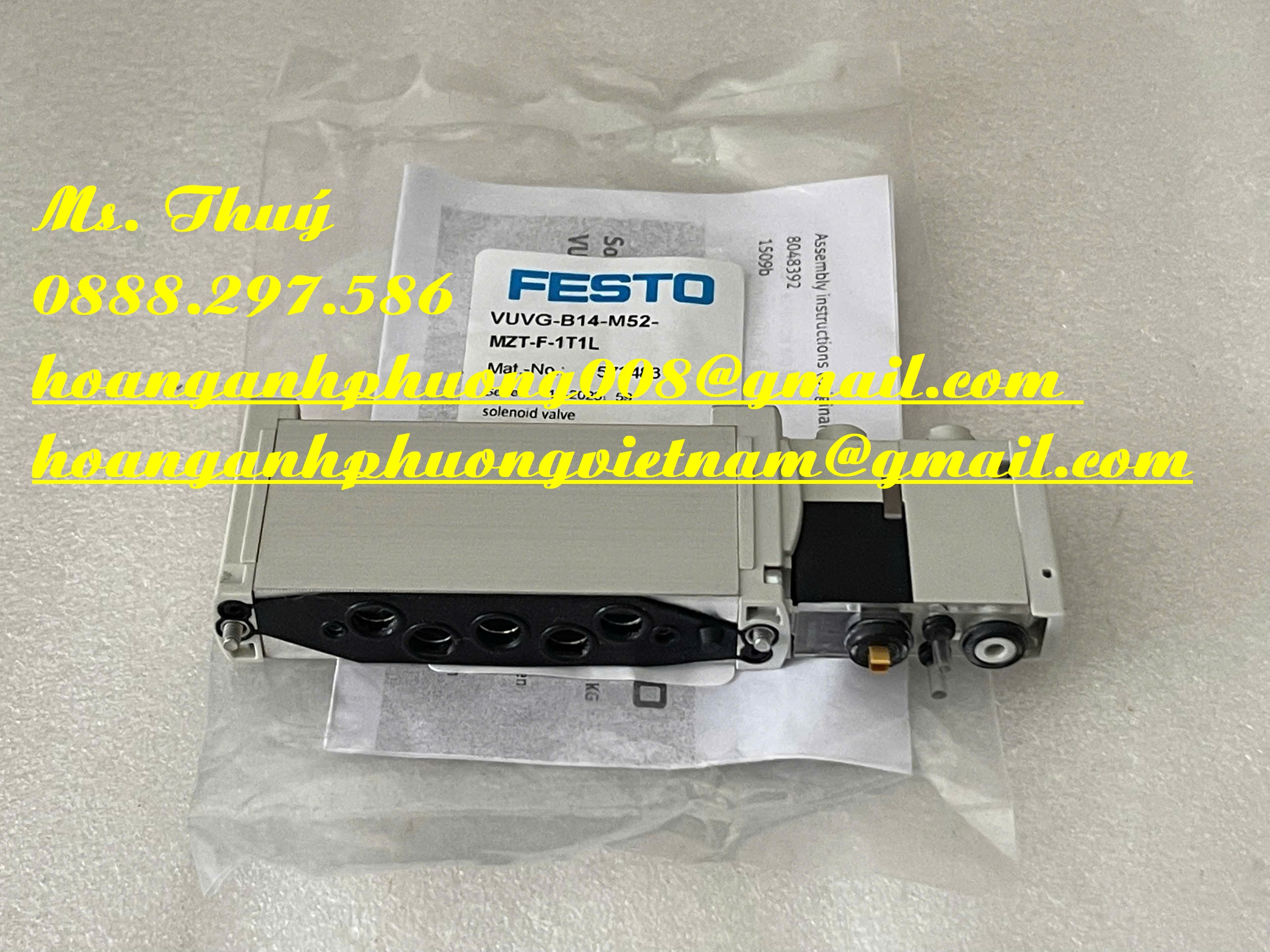 VUVG-B14-T32C-MZT-F-1LT1 - Cung cấp van điện từ Festo chính hãng