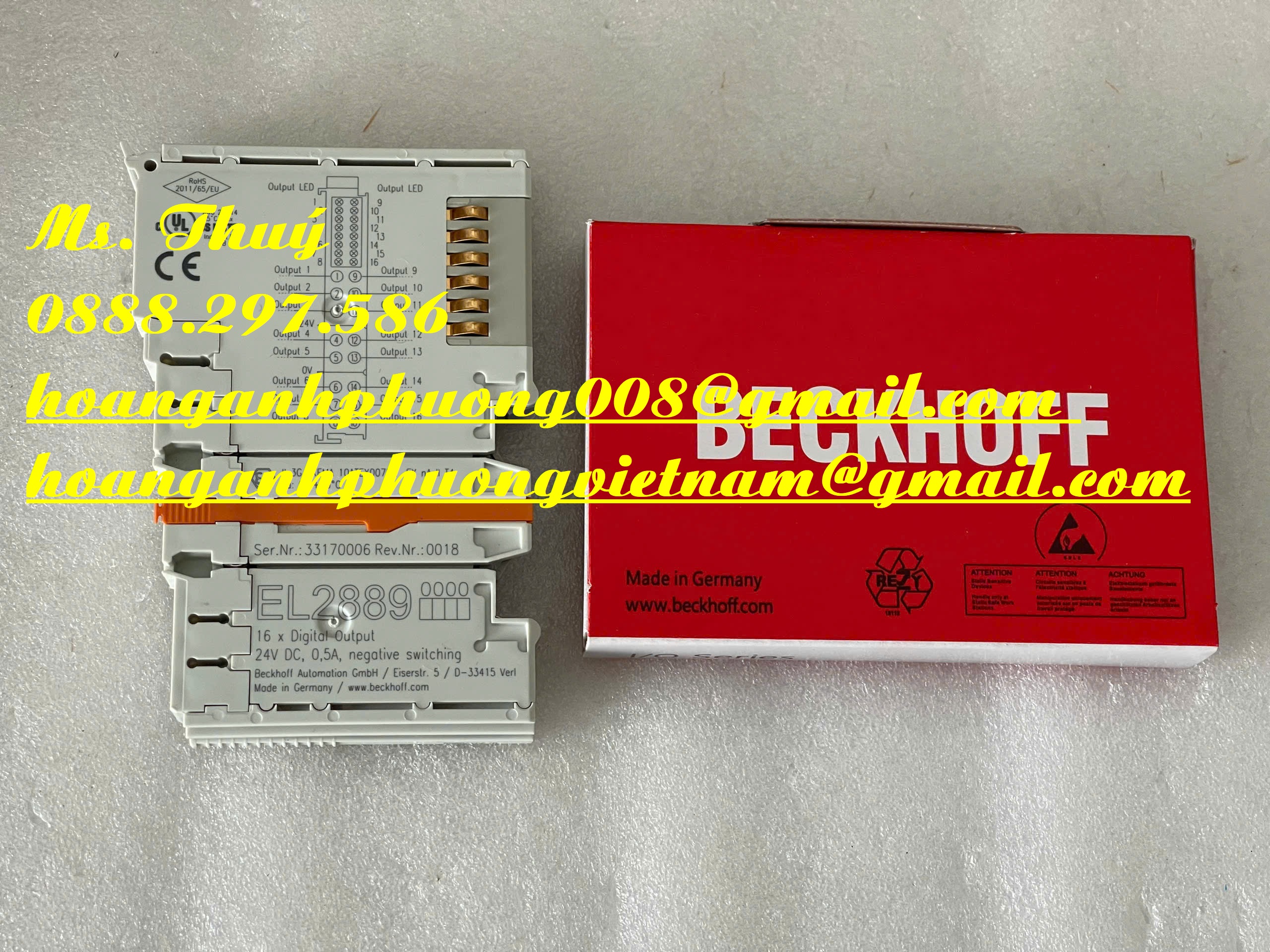 Bình Dương - Mô đun Beckhoff EL2889 - CTy Hoàng Anh Phương