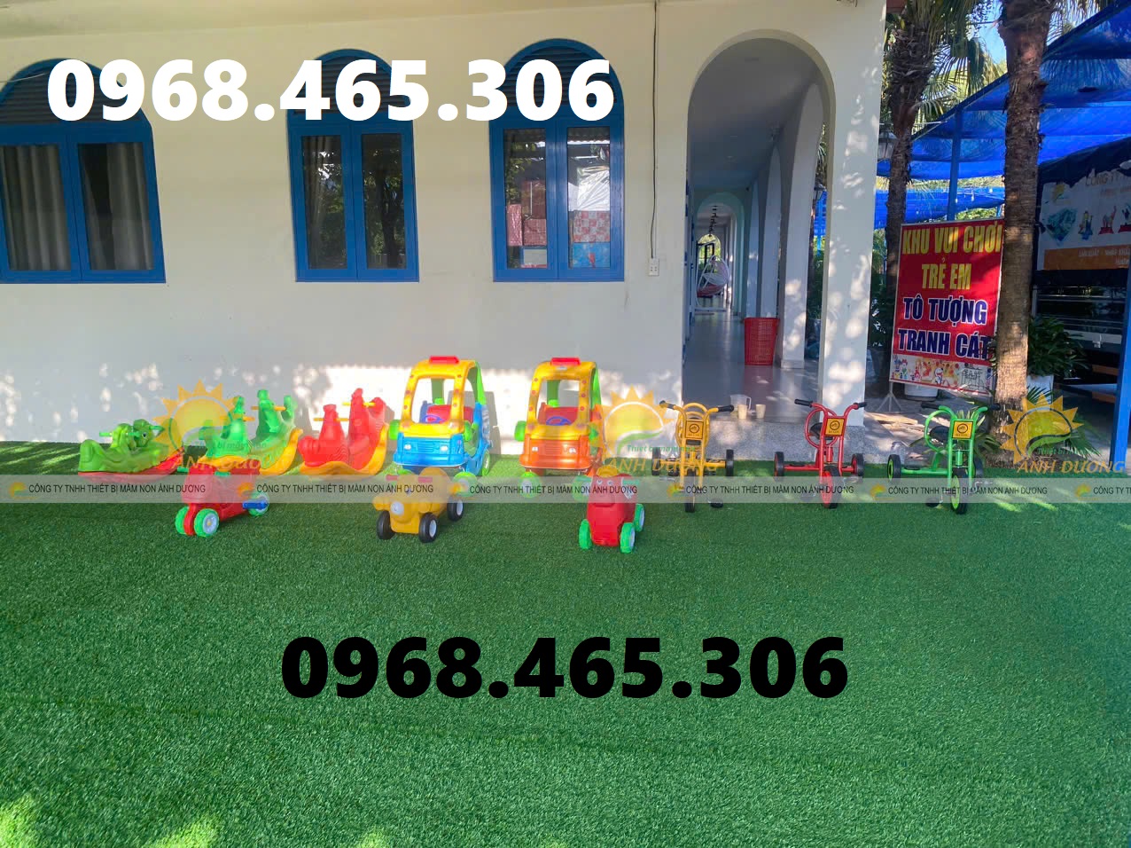 Bập bênh mầm non, bập bênh lò xo trẻ em ngoài trời