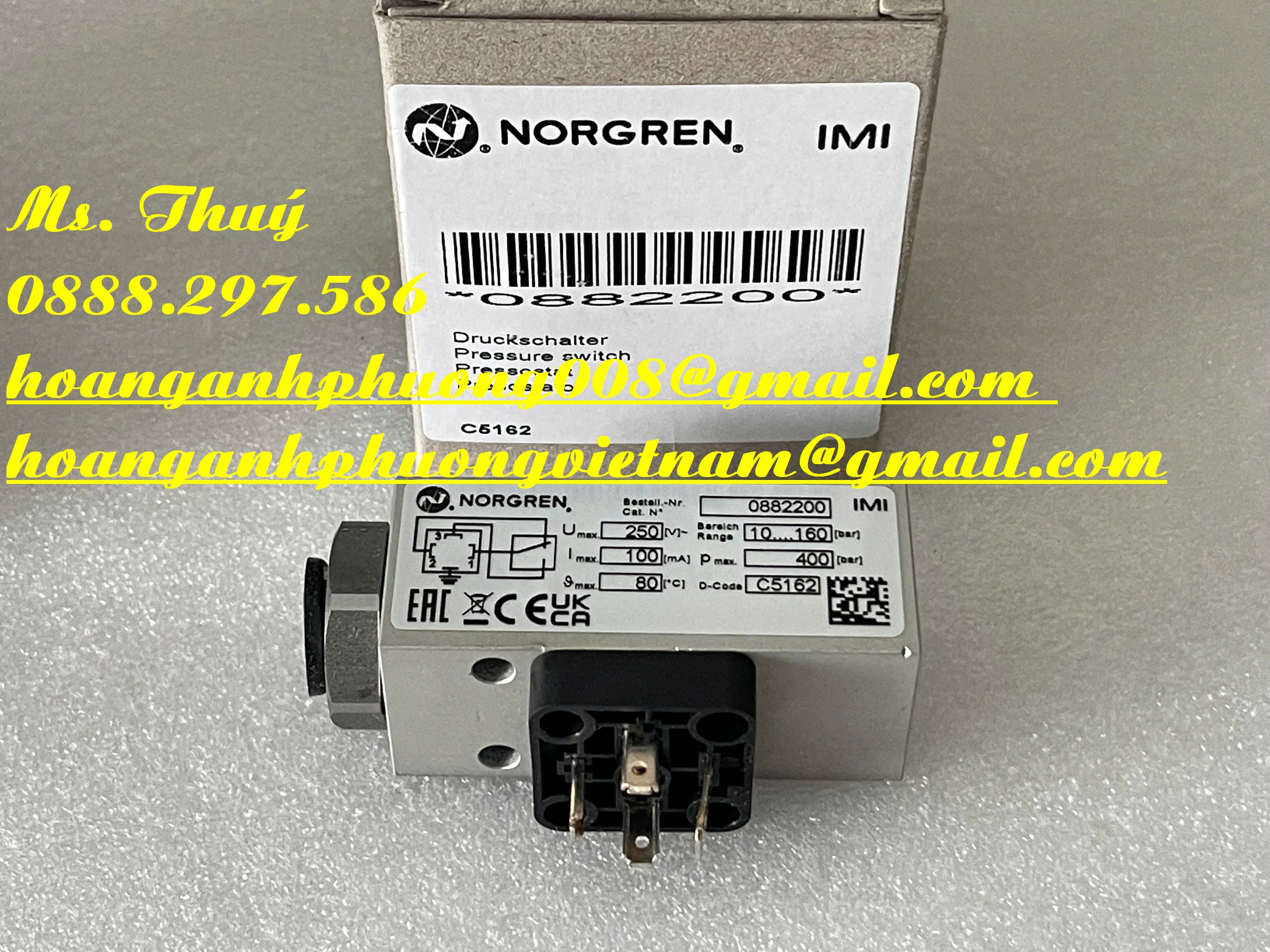 0882200 IMI NORGREN - Công tắc áp suất - Giá ưu đãi