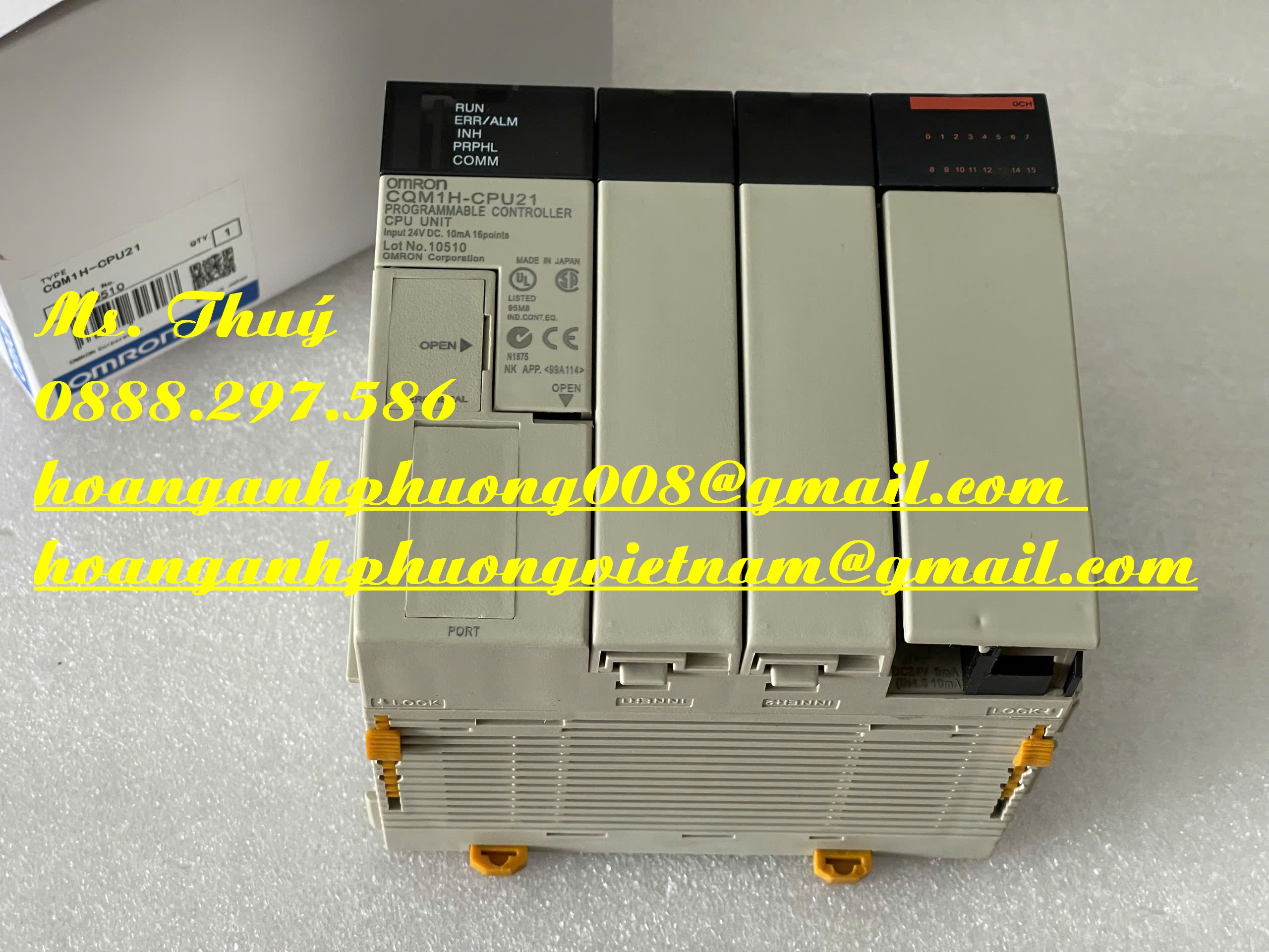 PLC Omron CQM1H-CPU21 - Thiết bị tự động hoá giá rẻ
