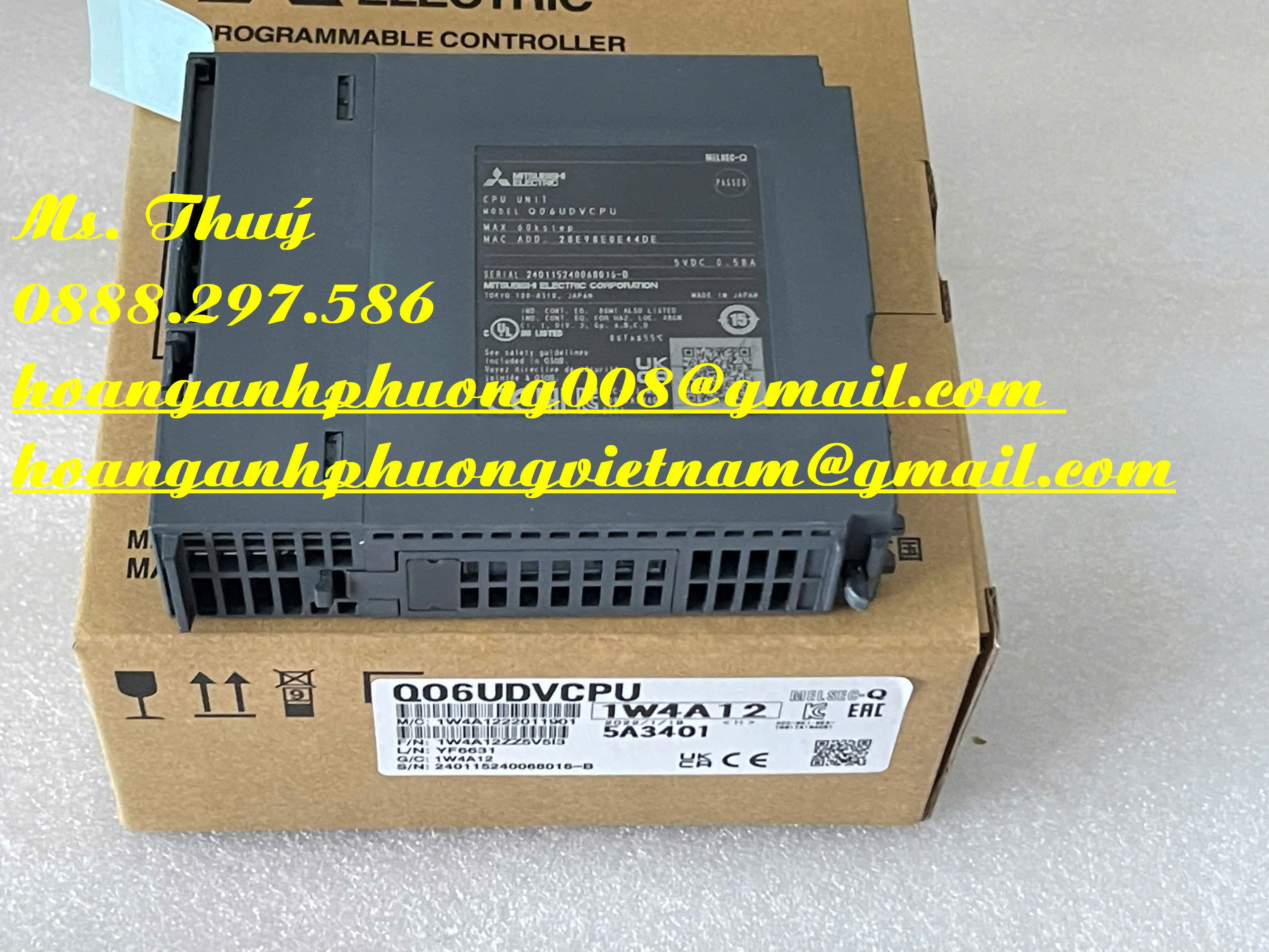 New module Mitsubishi Q06UDVCPU - Bh 12 tháng chính hãng