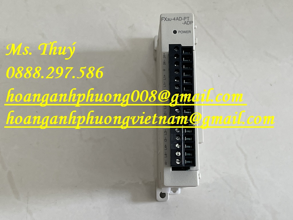 Module giá ưu đãi - Mitsubishi FX3U-4AD-PT-ADP - New