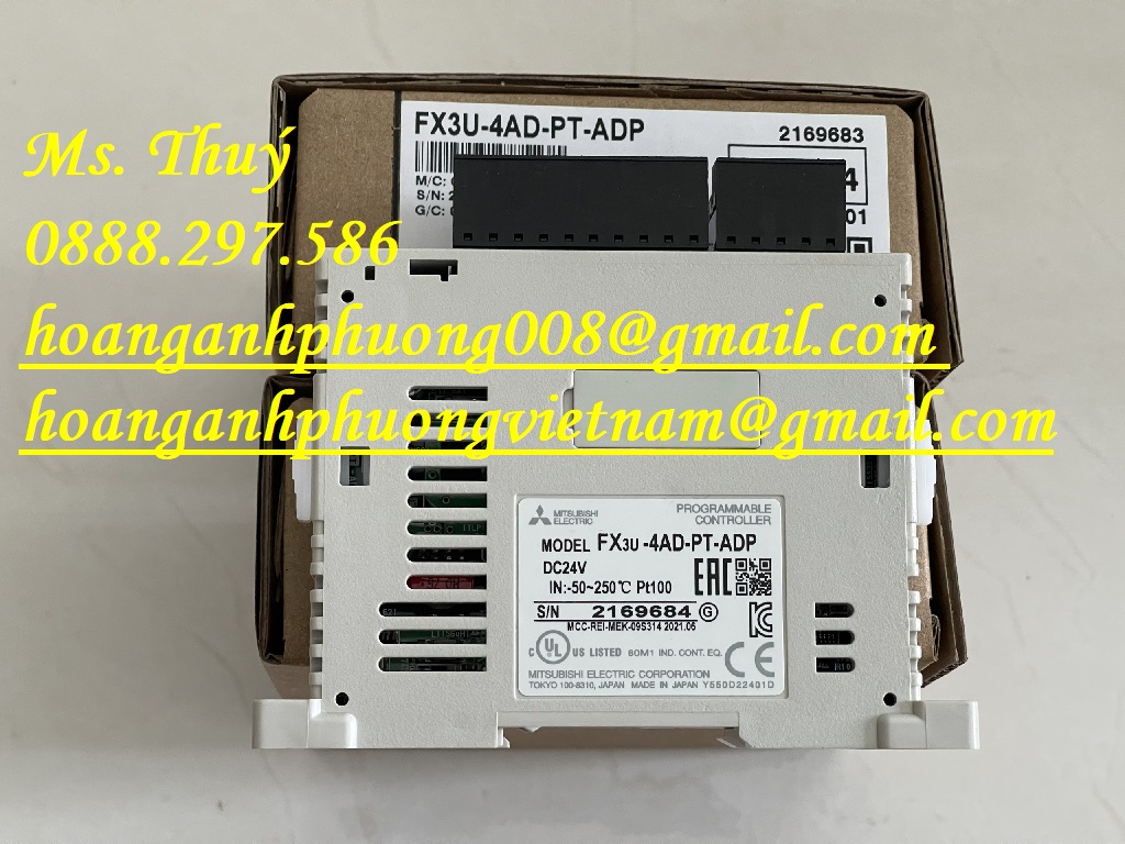 Module giá ưu đãi - Mitsubishi FX3U-4AD-PT-ADP - New