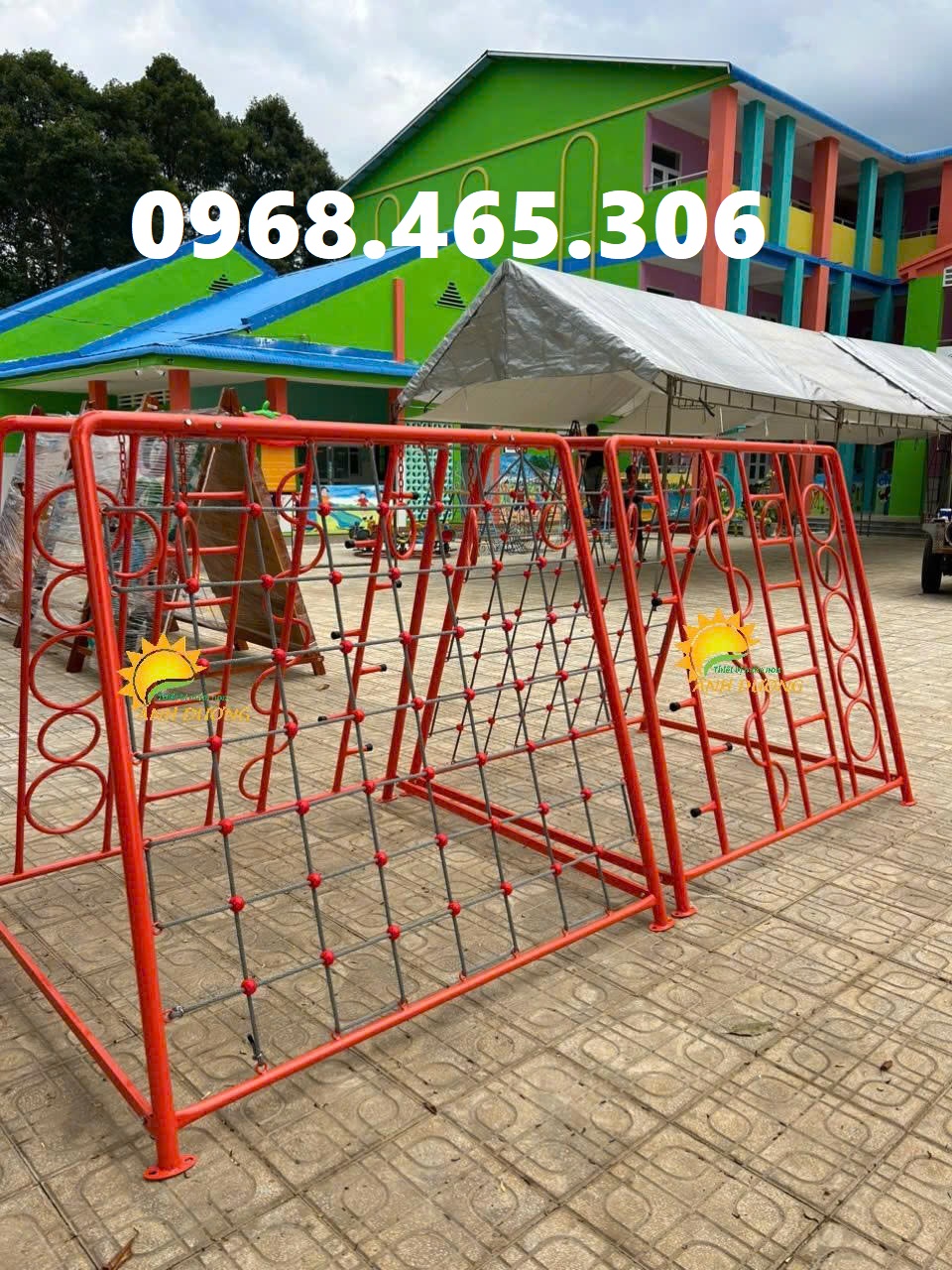 Thang leo trẻ em ngoài trời, thang leo mầm non chất lượng cao