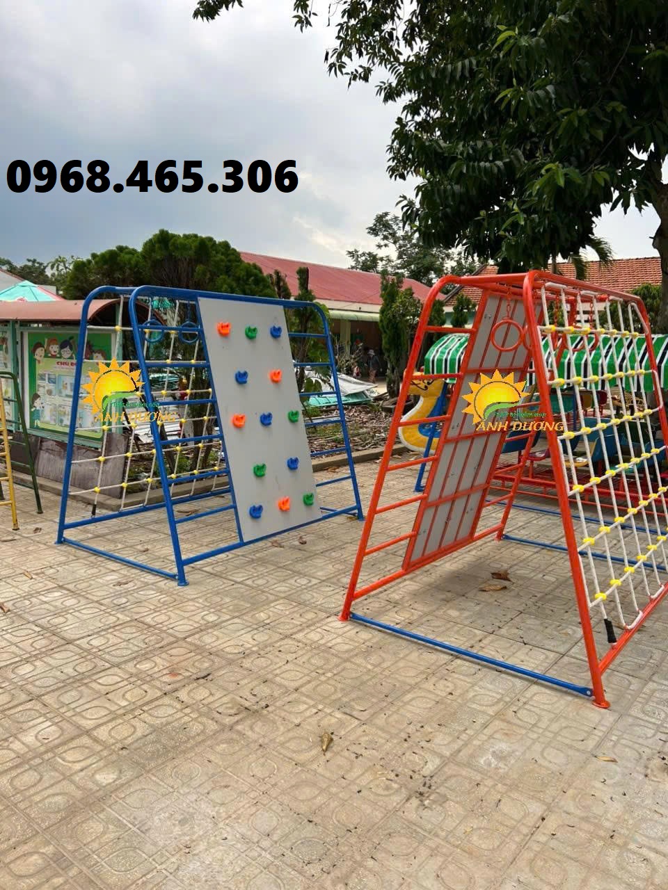 Thang leo trẻ em ngoài trời, thang leo mầm non chất lượng cao