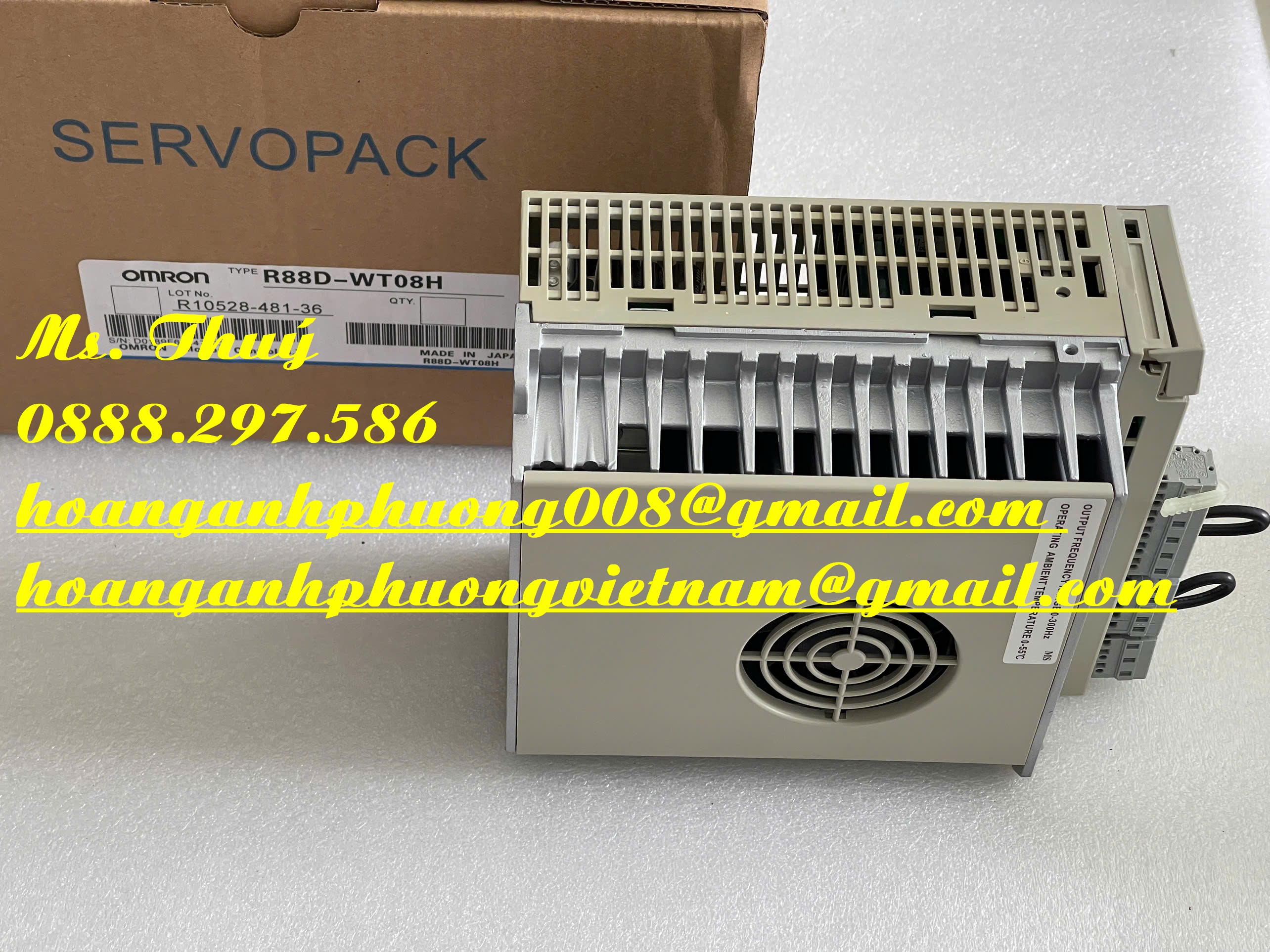 Chuyên hàng Omron - Servo driver R88D-WT08H - Bình Dương