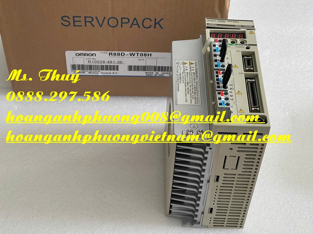 Chuyên hàng Omron - Servo driver R88D-WT08H - Bình Dương