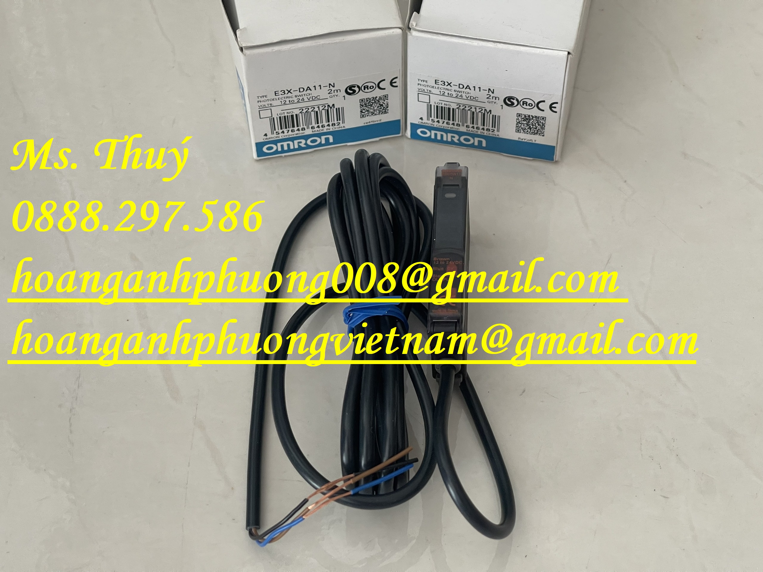 Omron E3X-DA11-N - Cảm biến mới 100% - Cty Hoàng Anh Phương