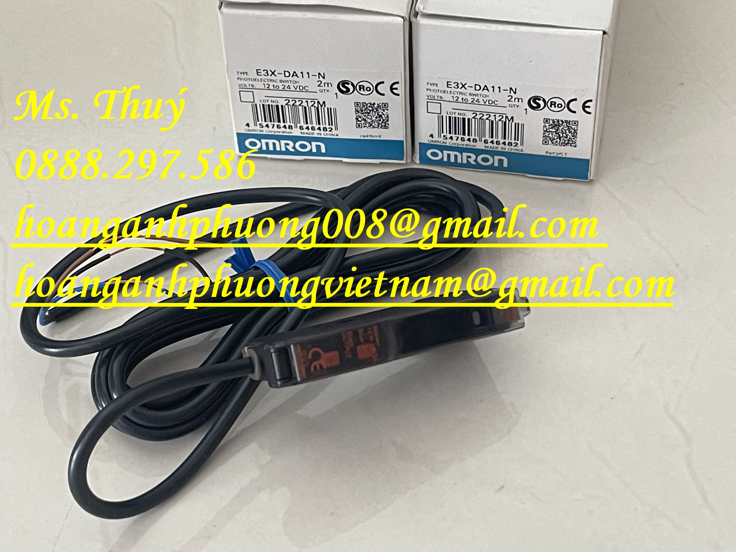 Omron E3X-DA11-N - Cảm biến mới 100% - Cty Hoàng Anh Phương