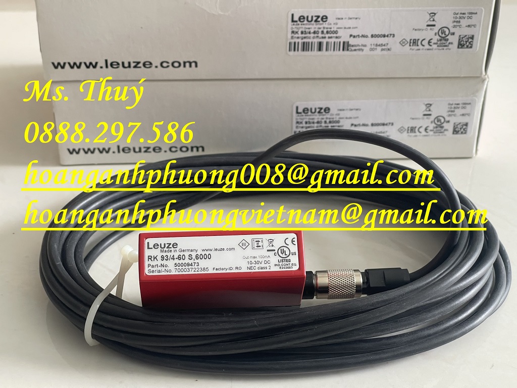 Chính hãng LEUZE - Cảm biến PK 93.4-60 S.6000 - Bình Dương