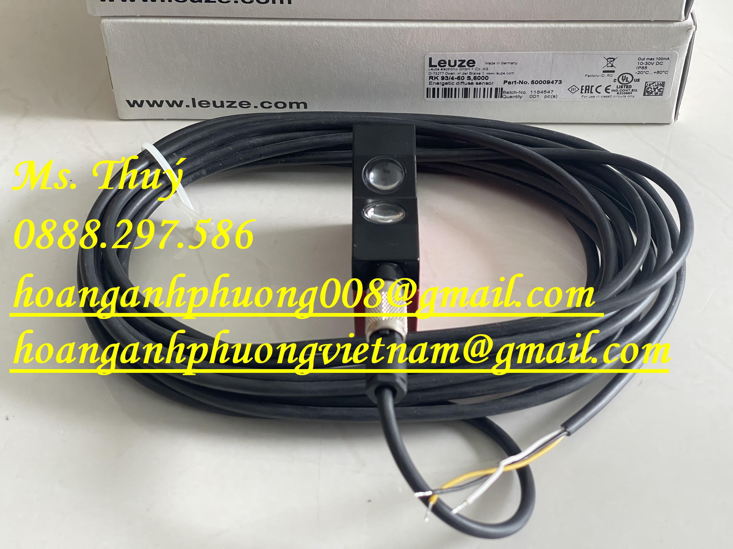 Chính hãng LEUZE - Cảm biến PK 93.4-60 S.6000 - Bình Dương