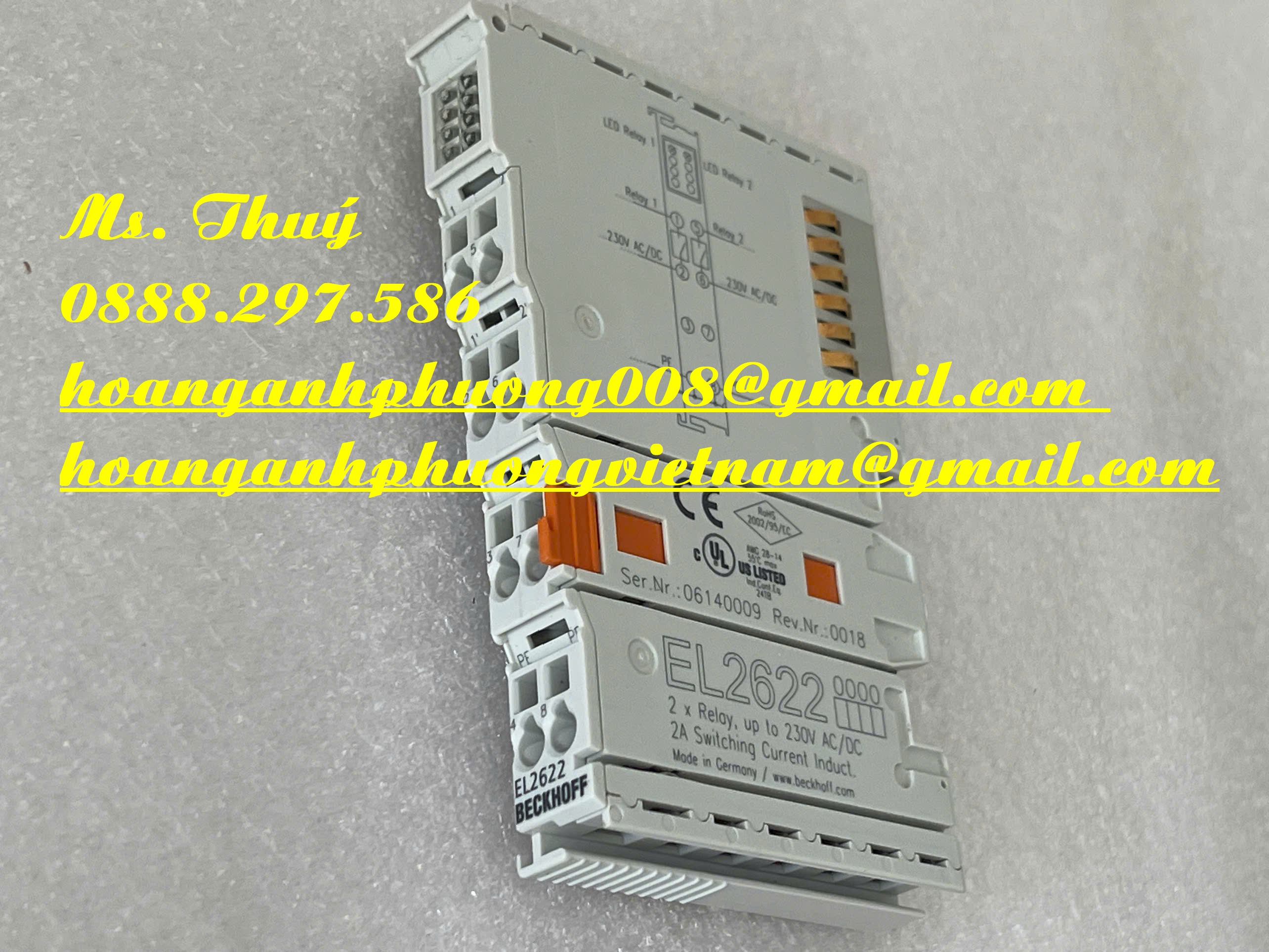 Toàn quốc - Module Beckhoff EL2622 - Nhà phân phối chính hãng