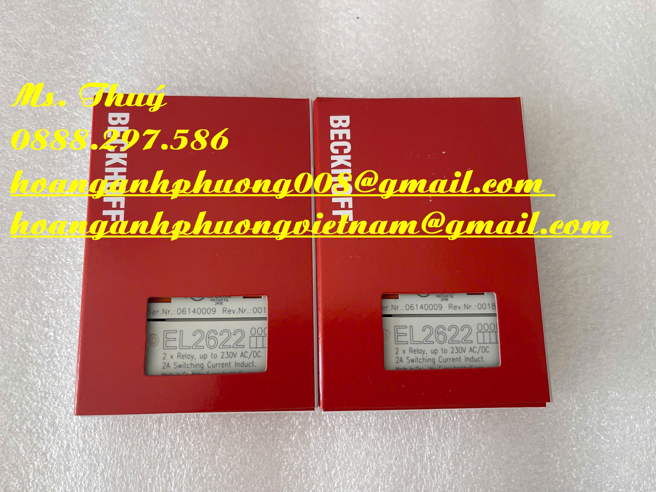 Toàn quốc - Module Beckhoff EL2622 - Nhà phân phối chính hãng