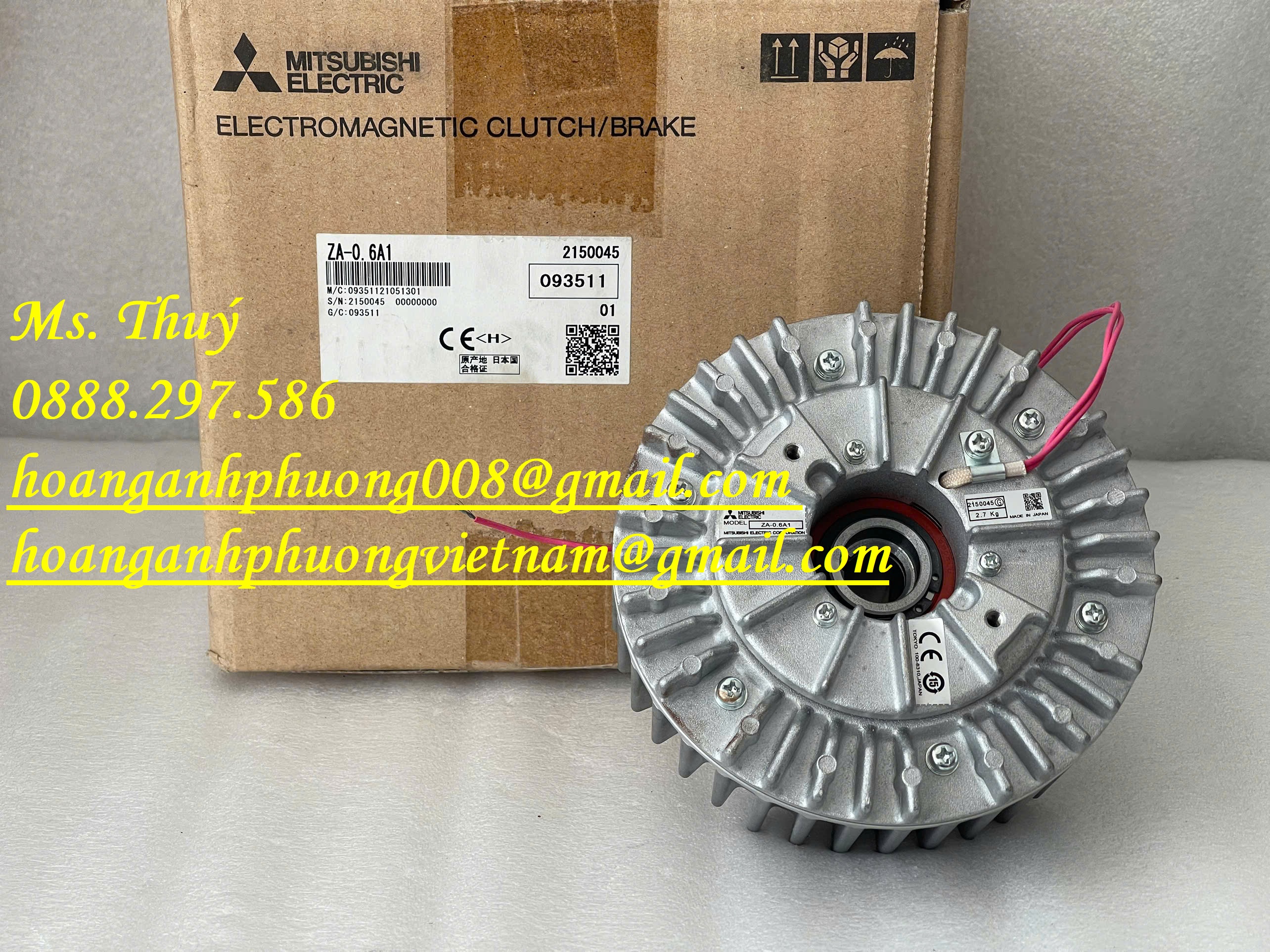 Phân phối chính hãng - Thắng từ ZA-0.6A1 Mitsubishi - Japan