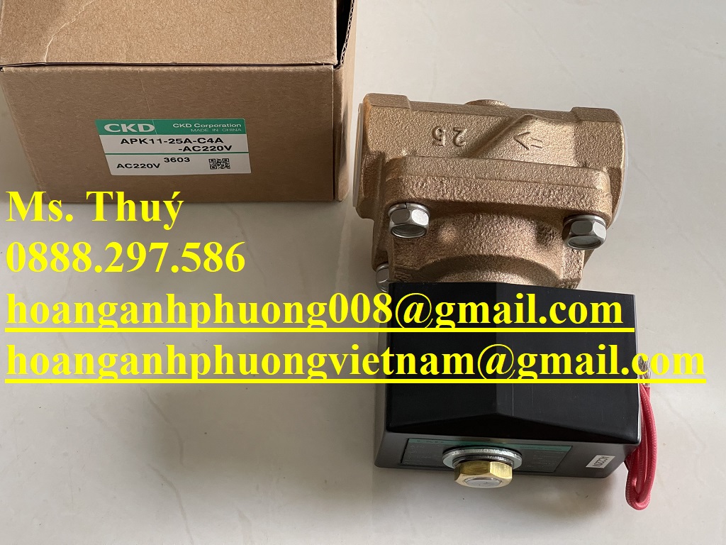 Van CKD chính hãng - APK11-25A-C4a-AC220V - Giá tốt tại Bình Dương