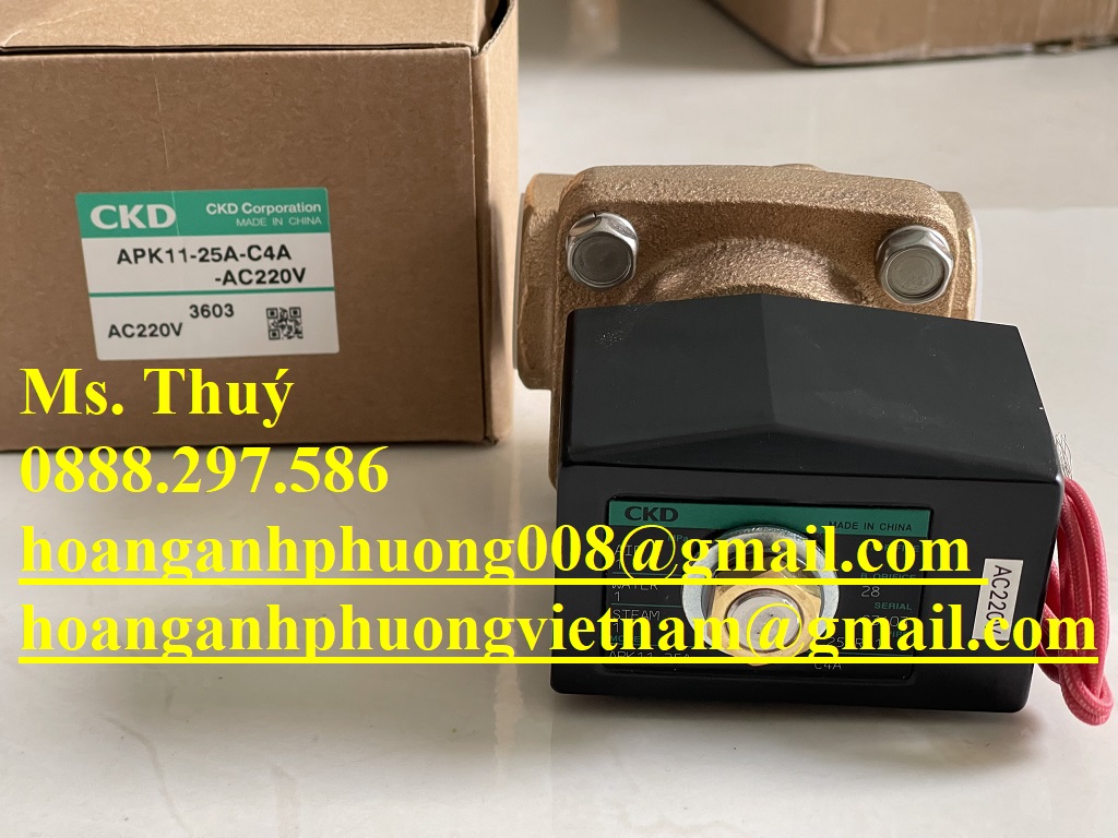 Van CKD chính hãng - APK11-25A-C4a-AC220V - Giá tốt tại Bình Dương