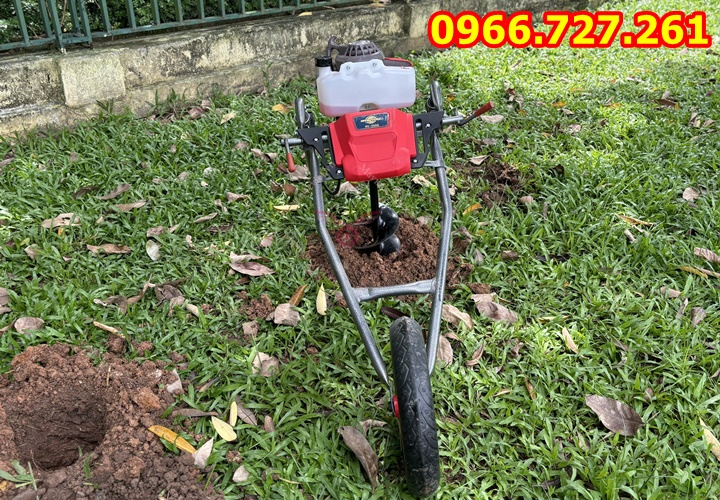 Máy khoan đất trồng cây , đào hố chôn cọc rào, cọc tre