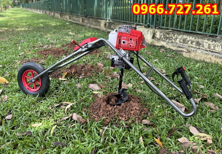 Máy khoan đất trồng cây , đào hố chôn cọc rào, cọc tre